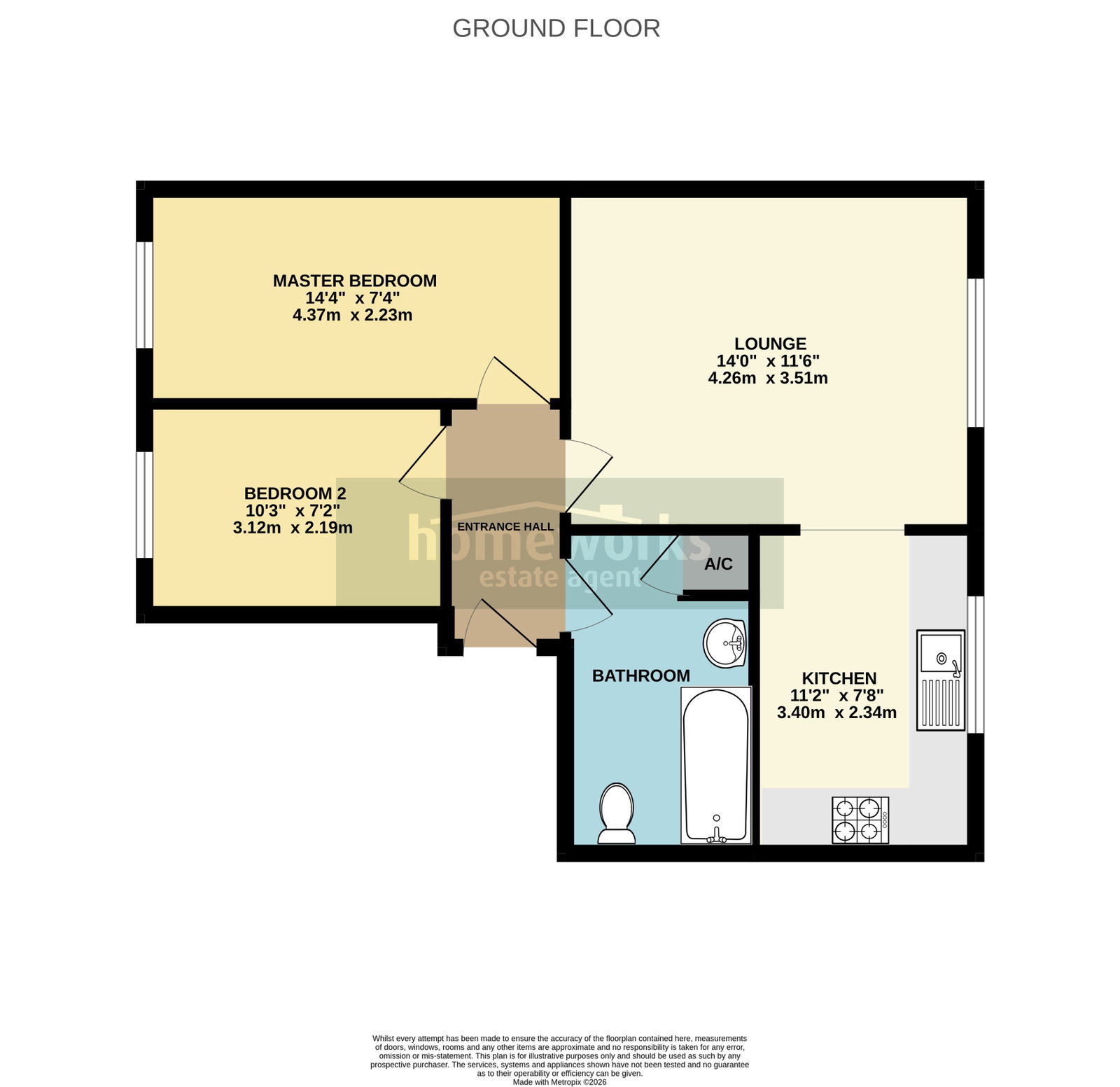 Constable Court,Flat 14, Commercial Road, Dereham floorplan