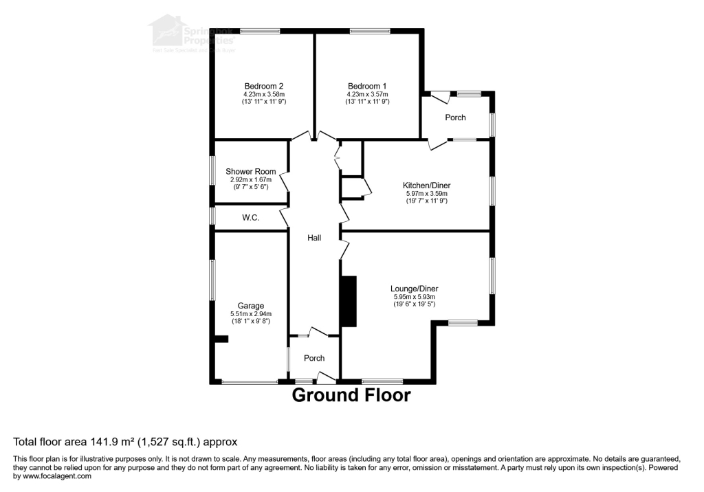 Pinchbeck Road, Spalding floorplan