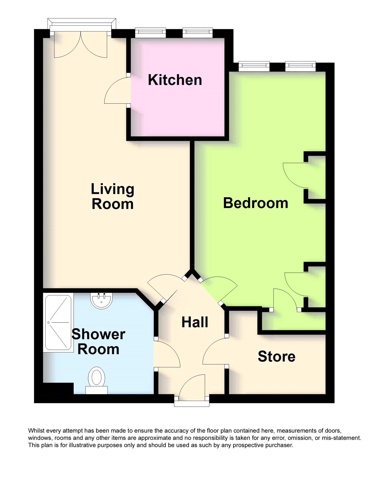 1 Bedrooms  for sale in Pegasus Court, Shelley Road, Worthing BN11