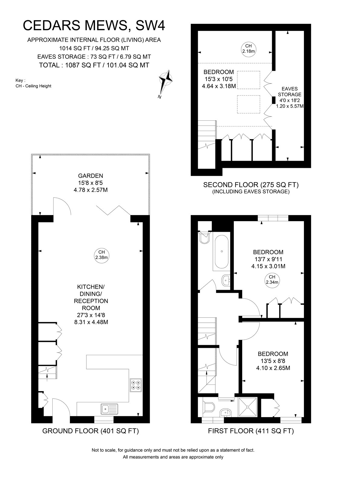 5A, Cedars Mews, London floorplan
