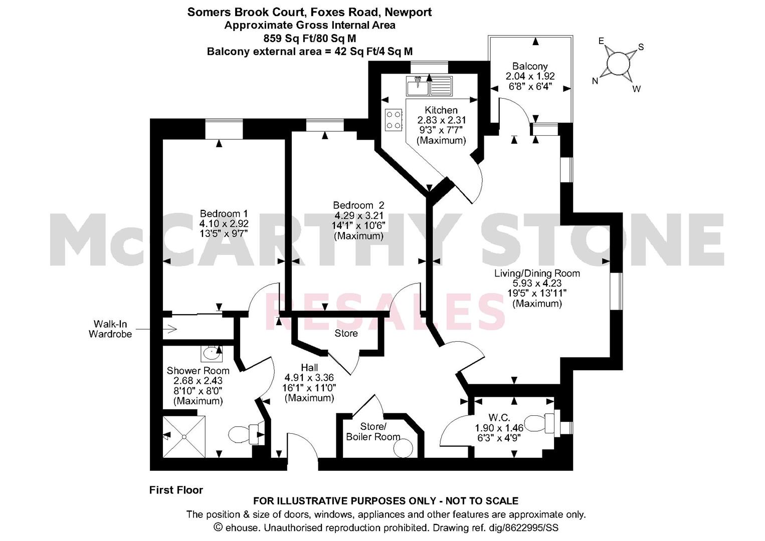25 Somers Brook Court, Foxes Road, Newport floorplan