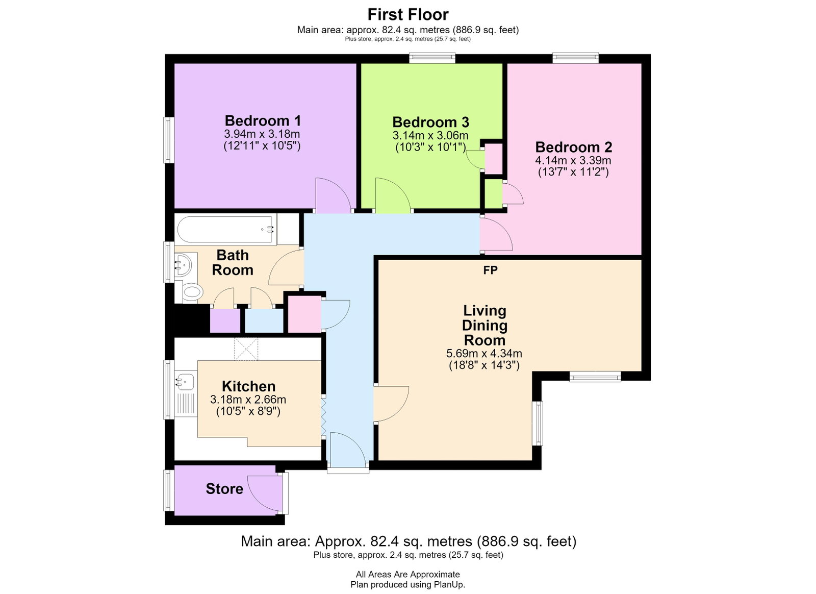 46, Fieldhead Place, Tettenhall, Wolverhampton floorplan