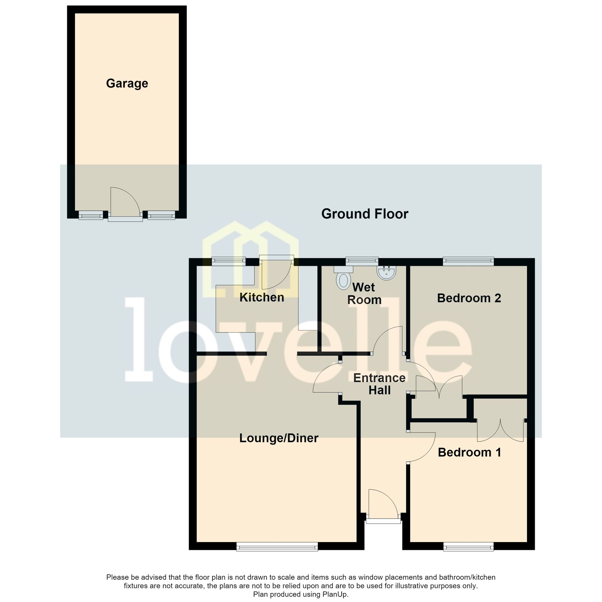20 Christopher Close, Louth floorplan