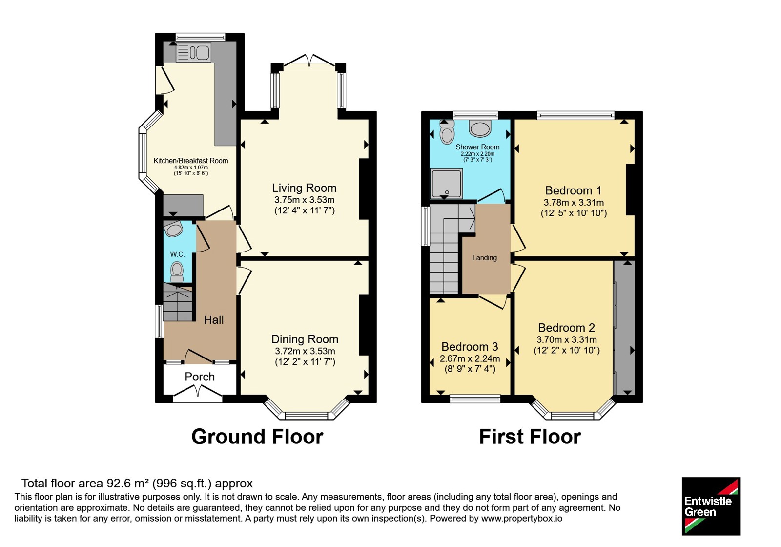 72, The Northern Road, Merseyside floorplan