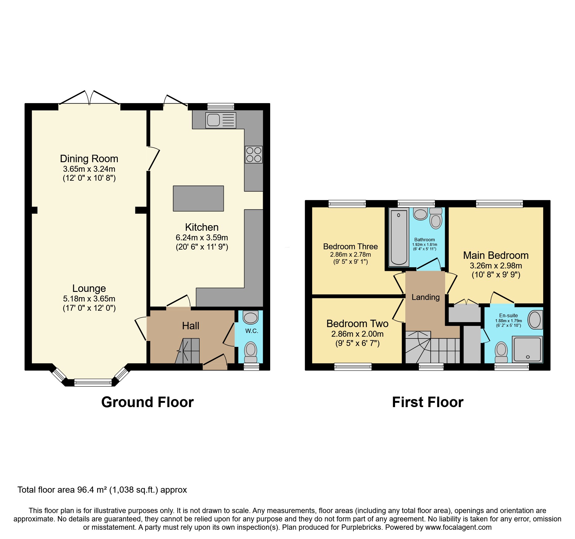 63, Hawkins Drive, Grays floorplan