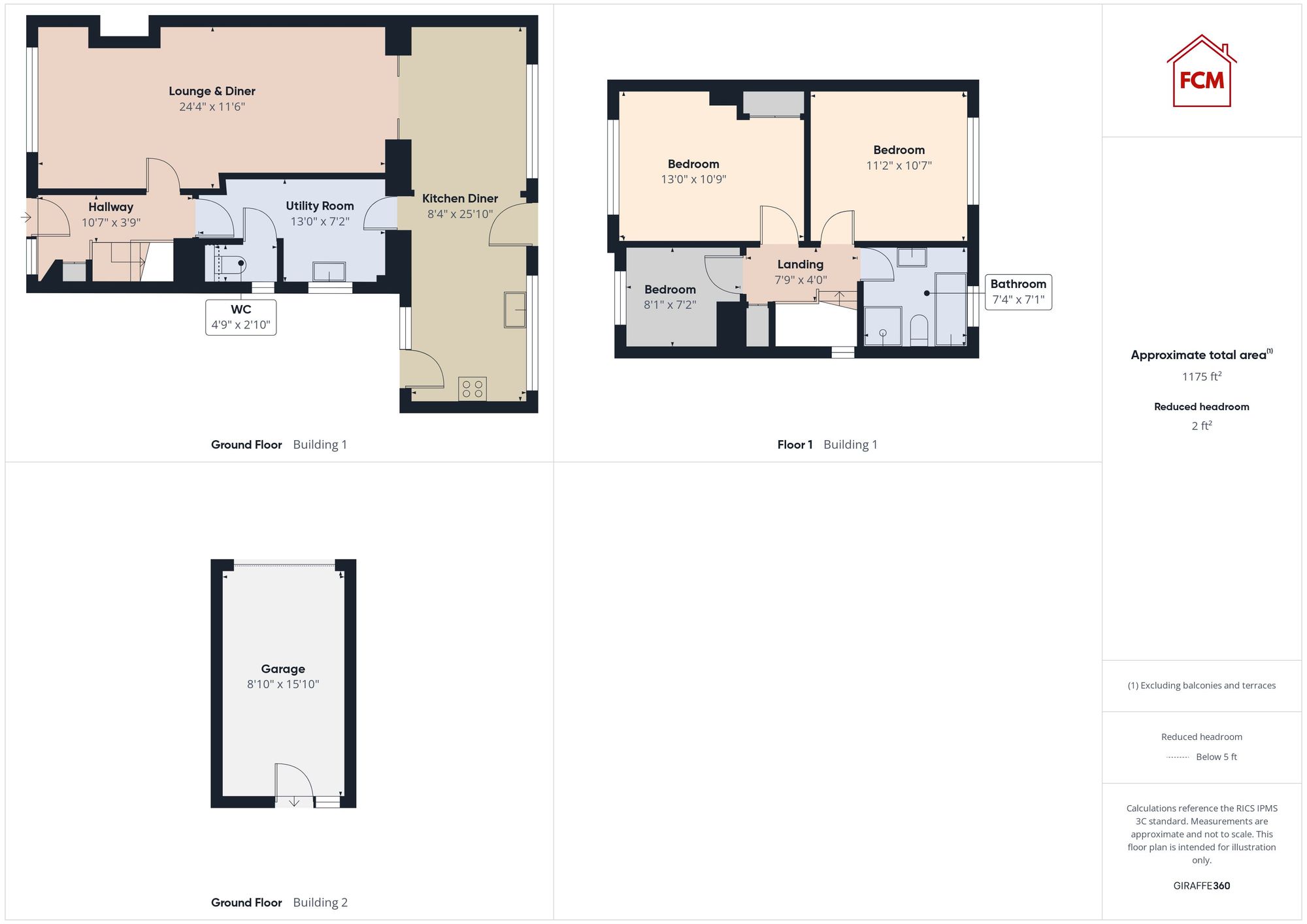 28 Seaton Park, Workington floorplan