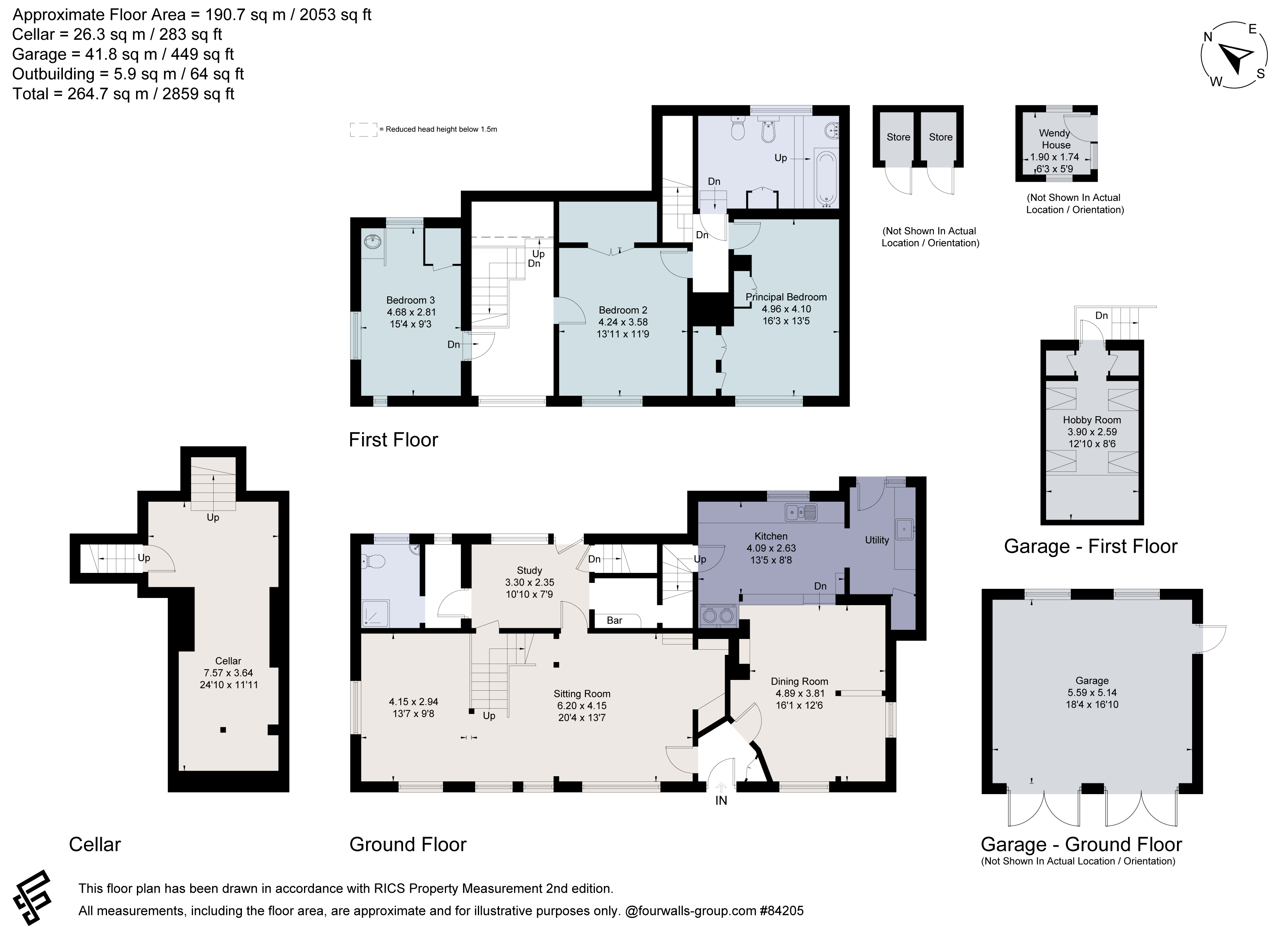 Blenheim Cottage,, Bucks Hill, Hertfordshire floorplan
