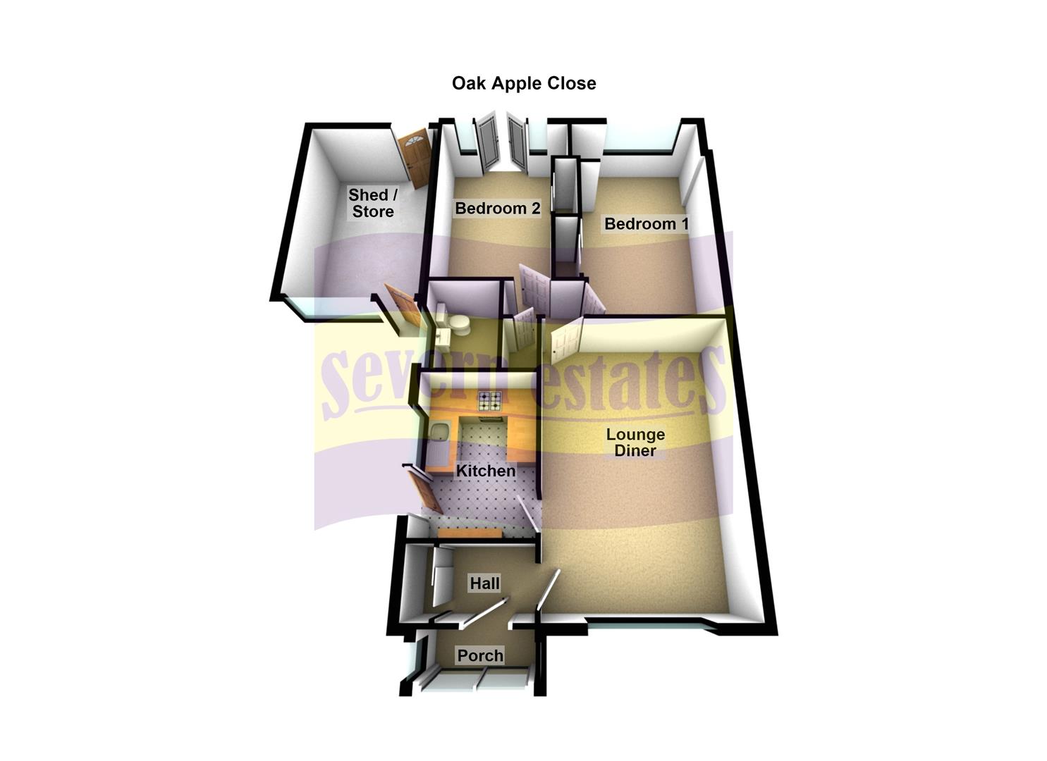 5, Oak Apple Close, Stourport-On-Severn floorplan