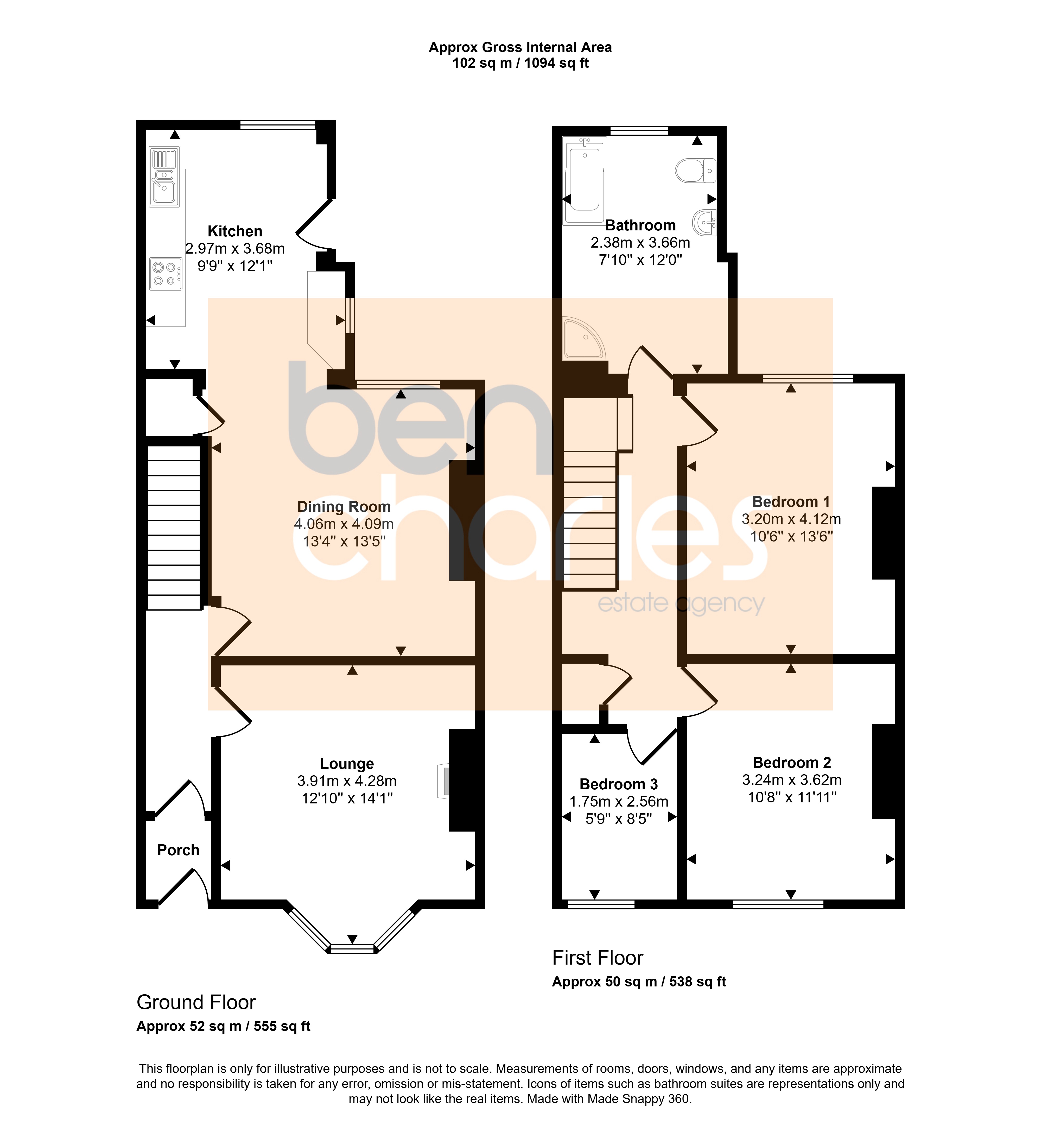 11, George Terrace, Durham floorplan