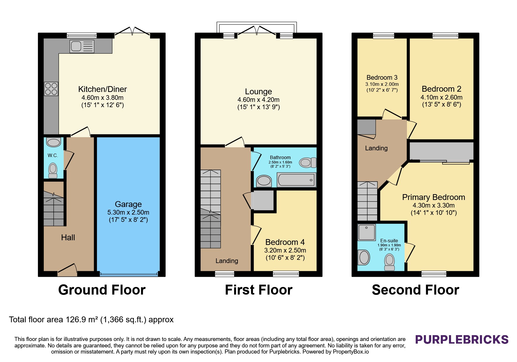 54, Douglas Way, Seaham floorplan