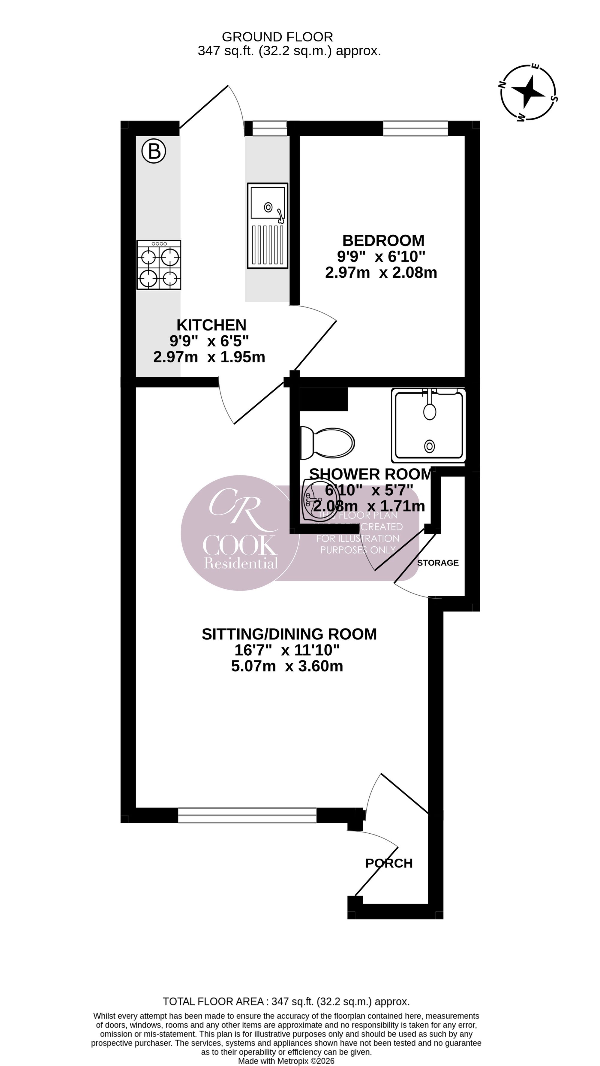 3 Chantry Gate, Cheltenham floorplan
