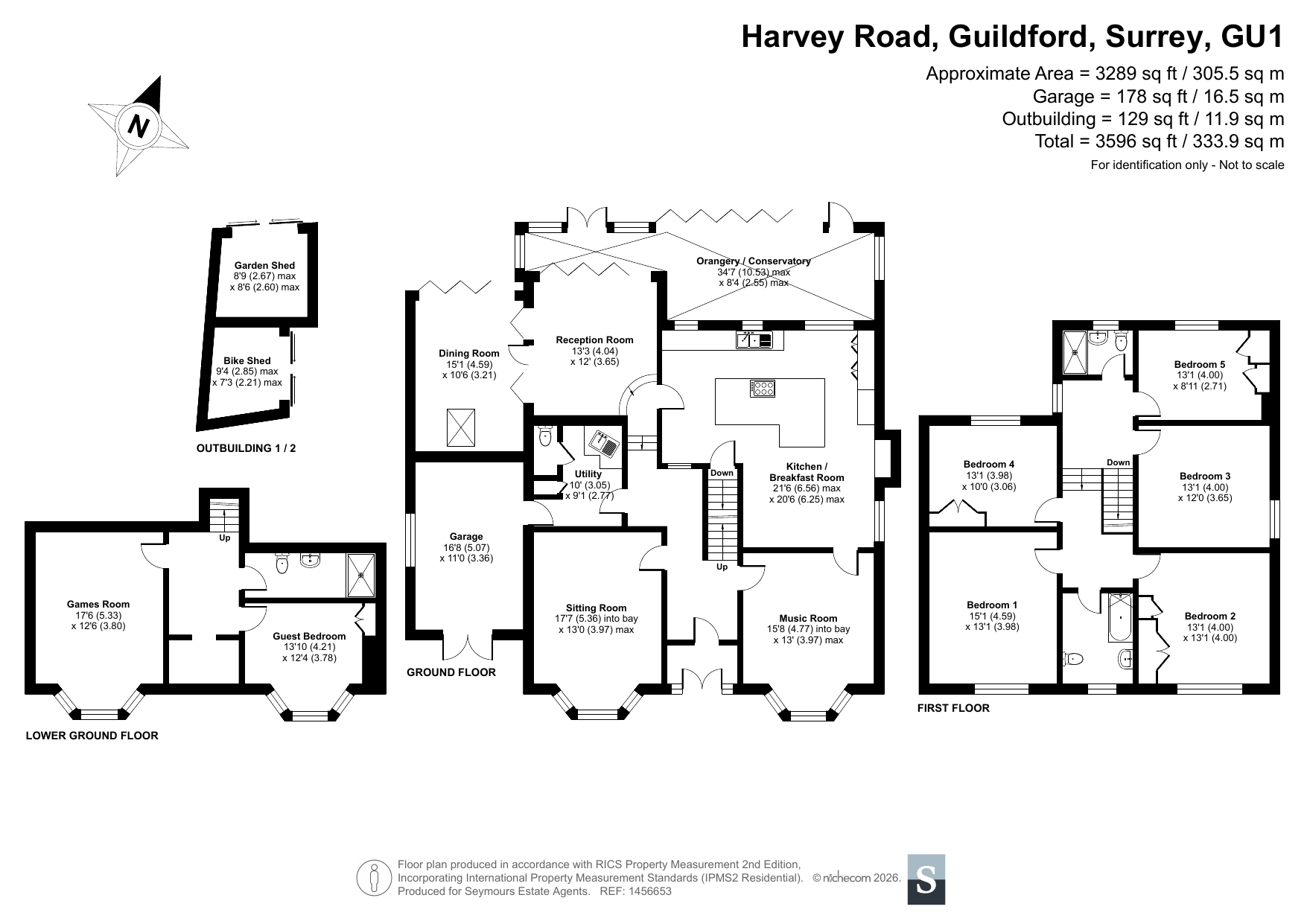 25, Harvey Road, Surrey floorplan