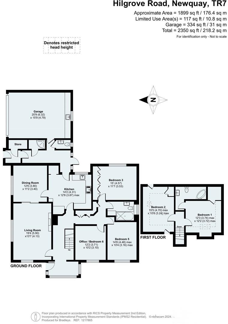 14, Hilgrove Road, Newquay floorplan