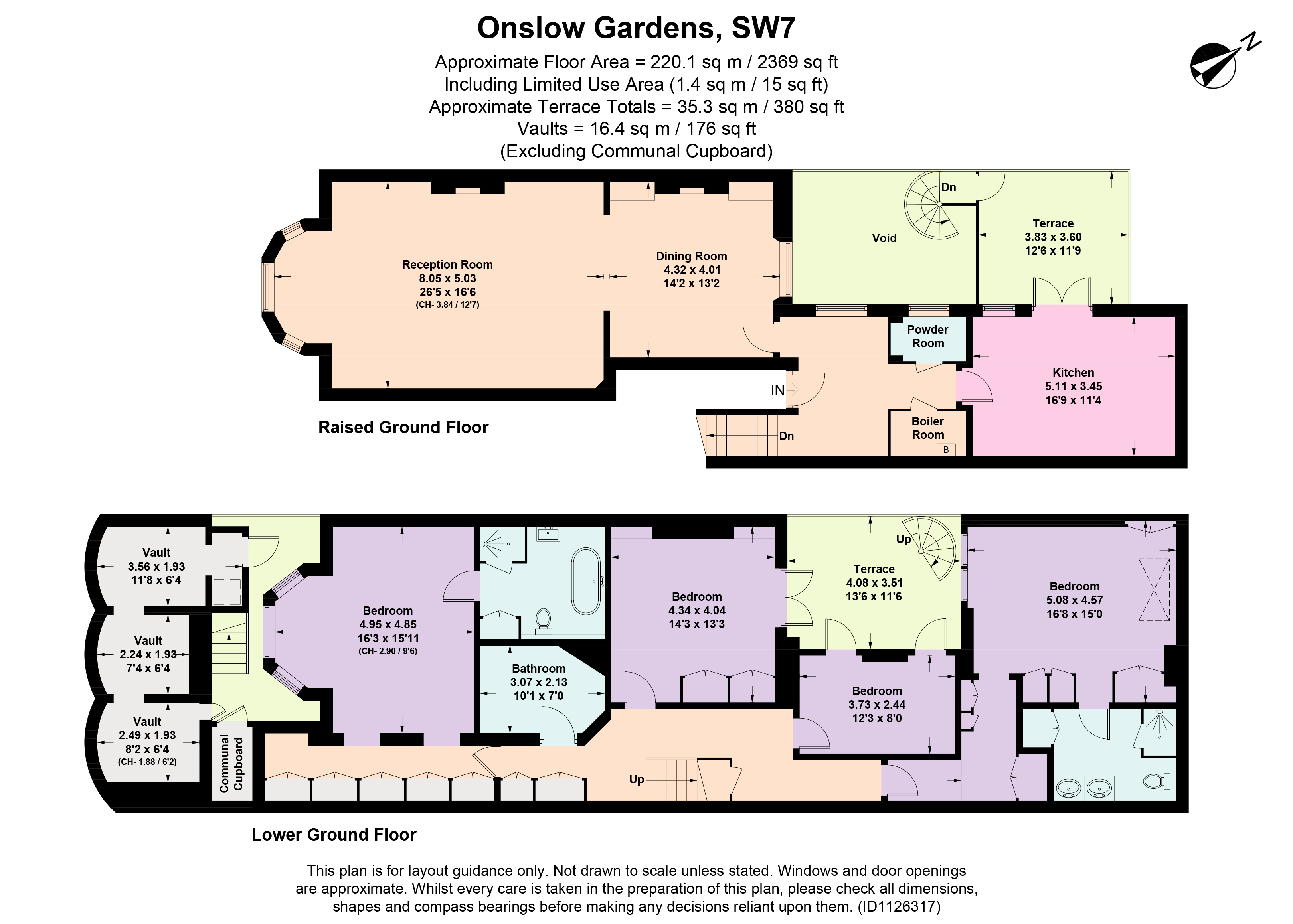40, Onslow Gardens, London floorplan