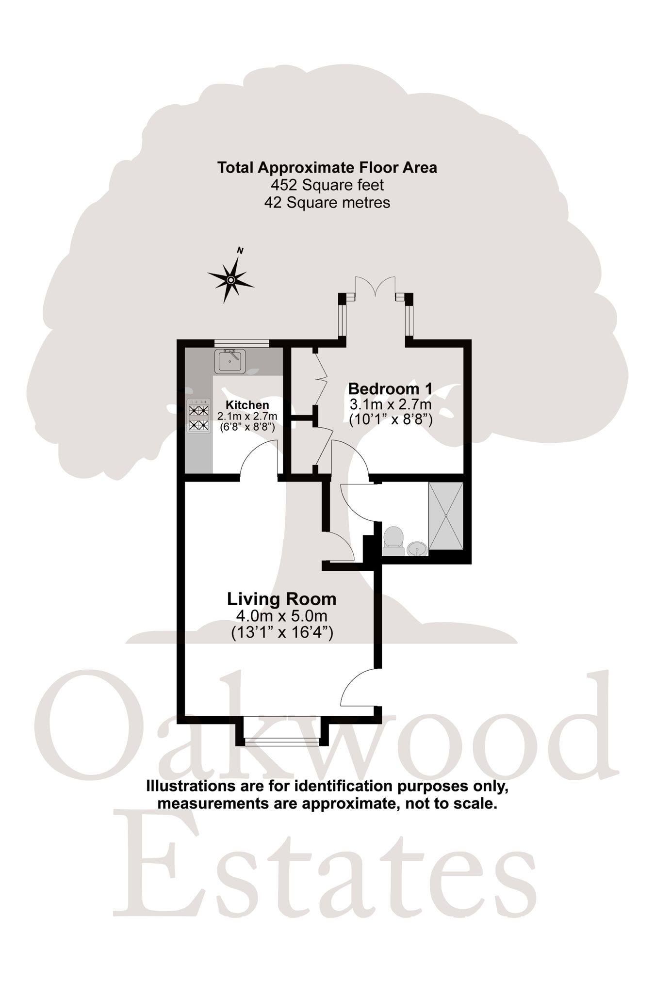 Flat C, 74, Oatlands Drive, Slough floorplan
