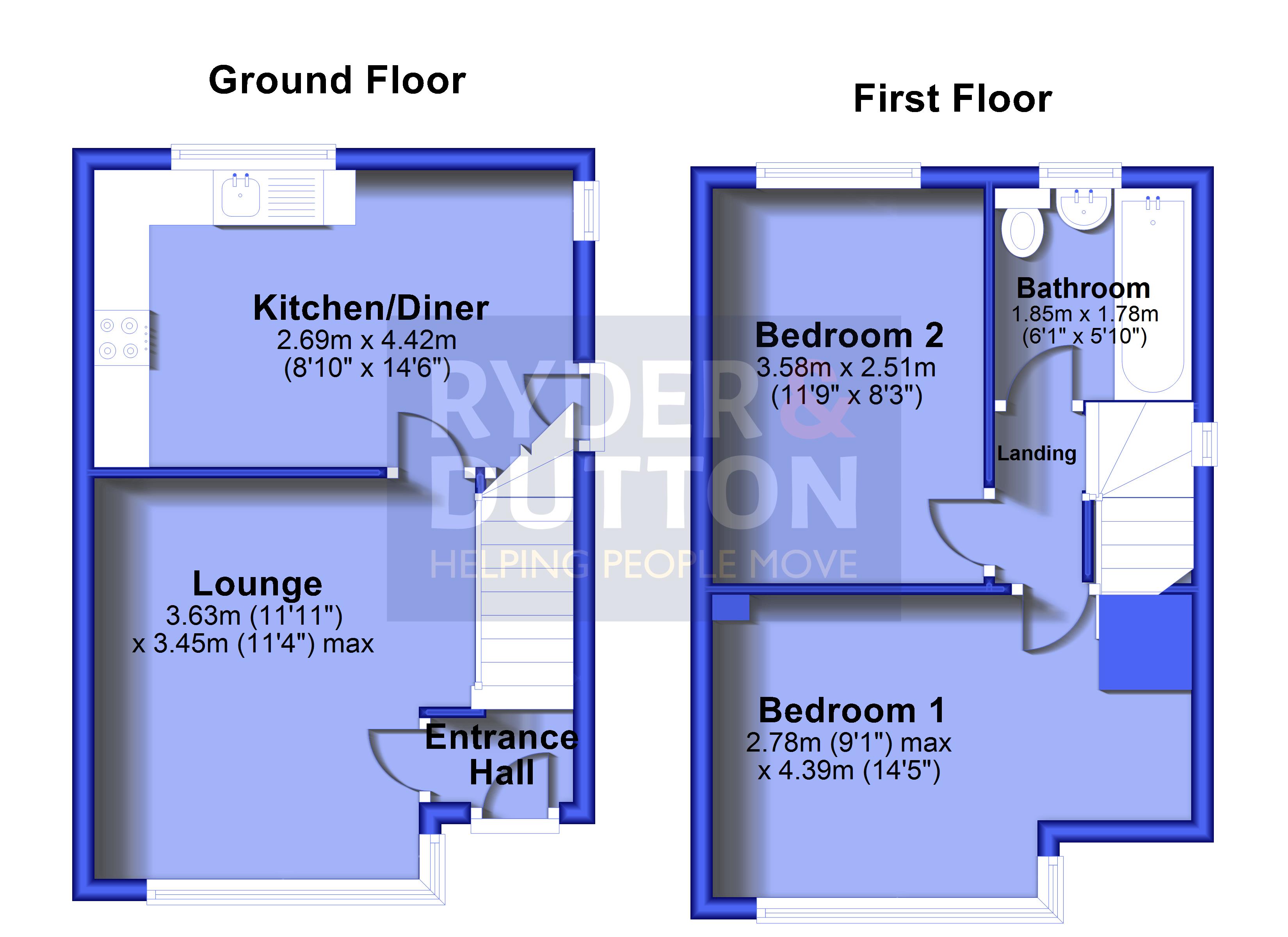 130, Green Street, Manchester floorplan