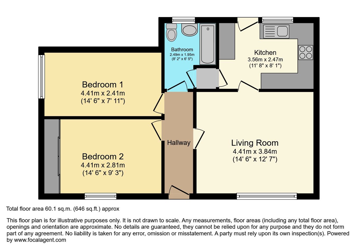 83, Silver Street, Manchester floorplan