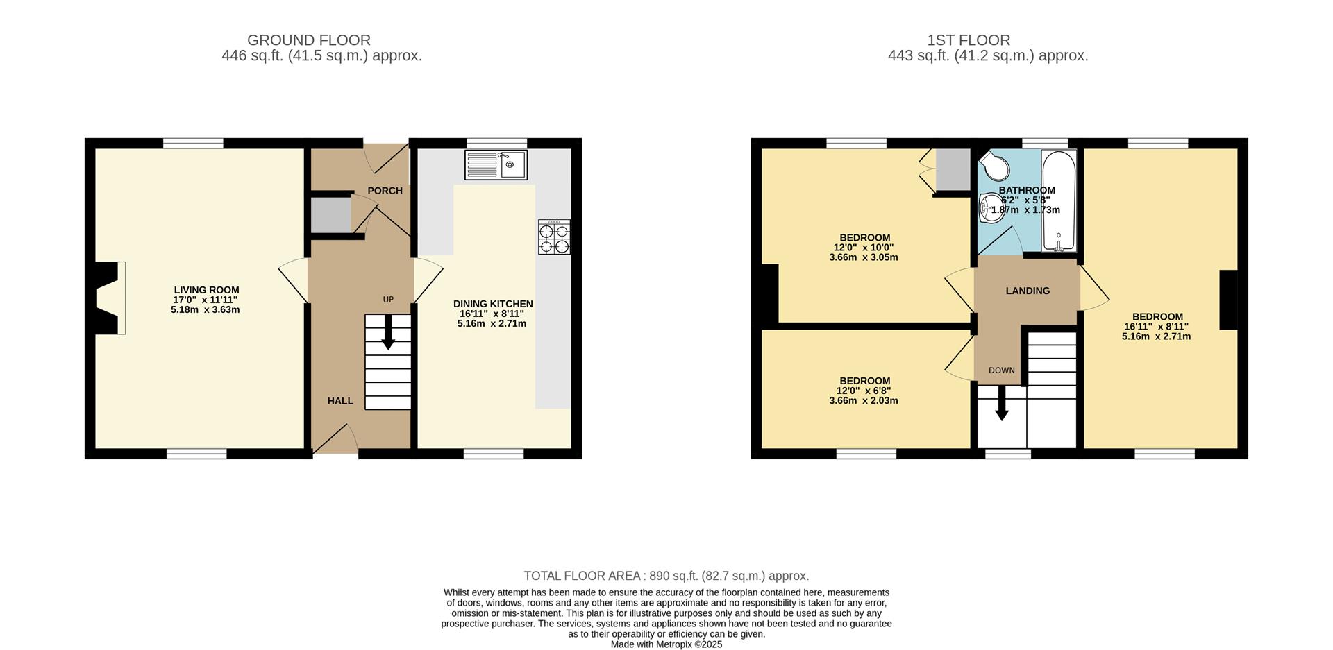 12, Rosey Bank, High Peak floorplan