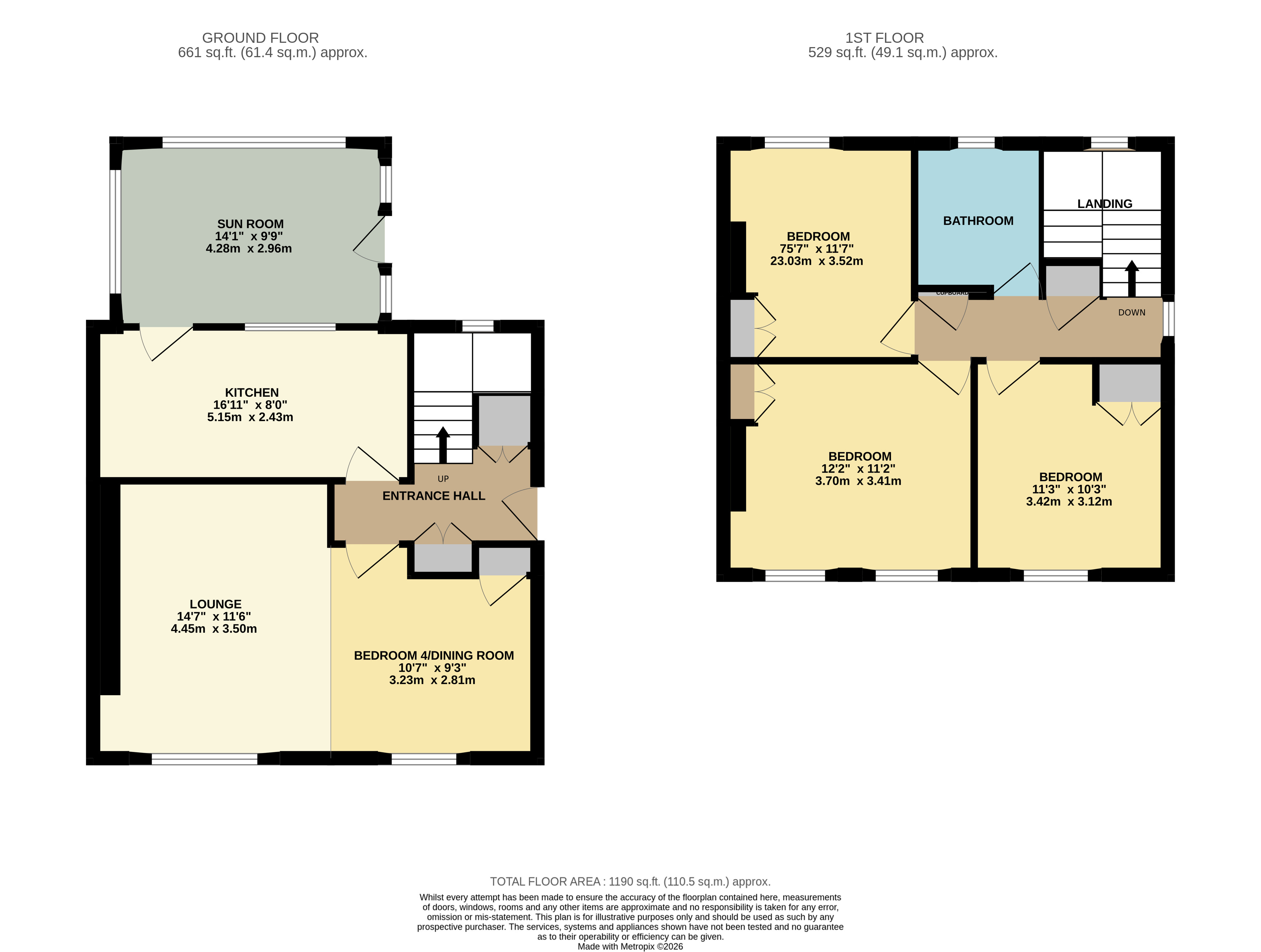 12, Maple Gardens, Leven floorplan