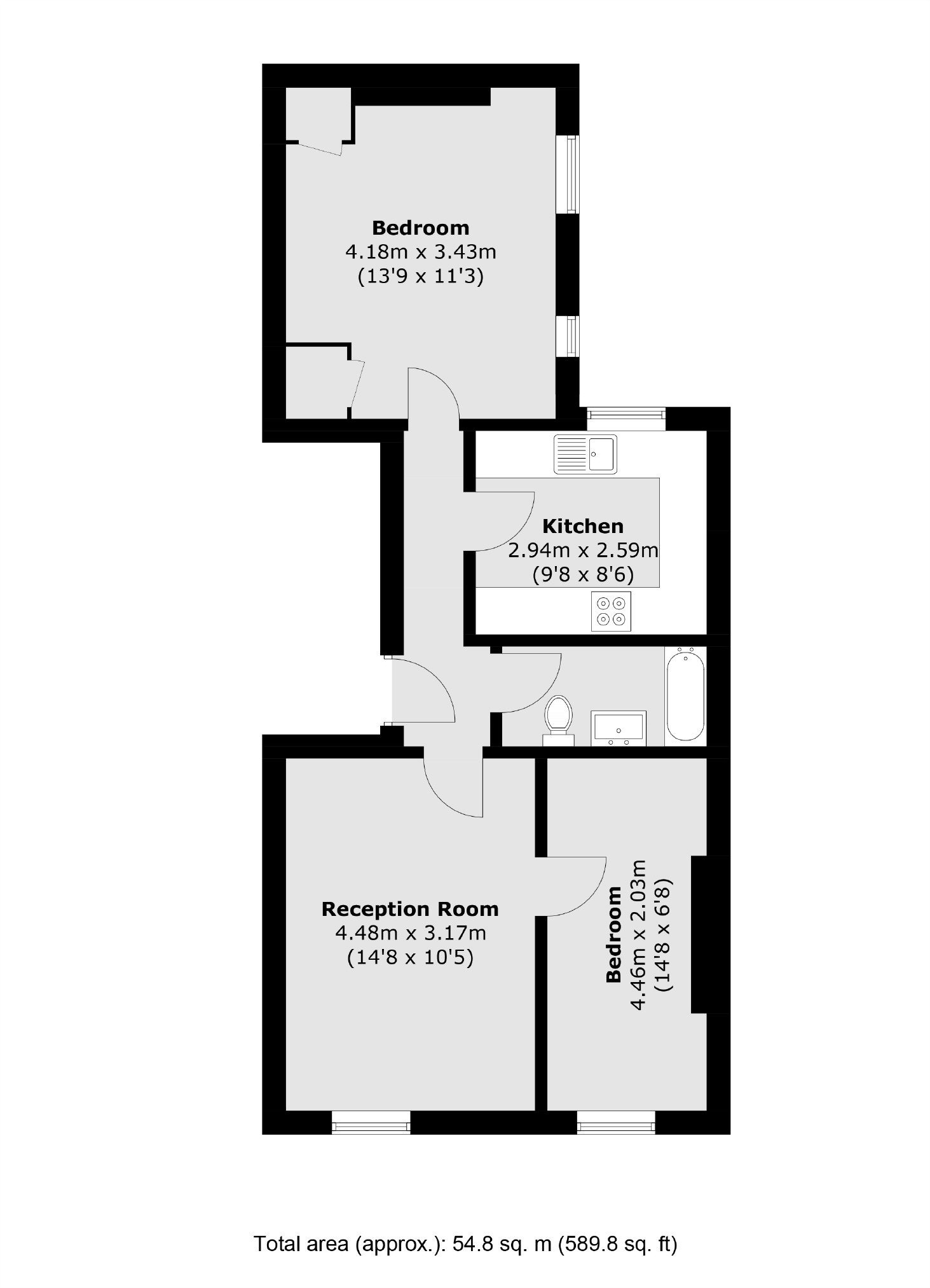 20B, Orde Hall Street, London floorplan