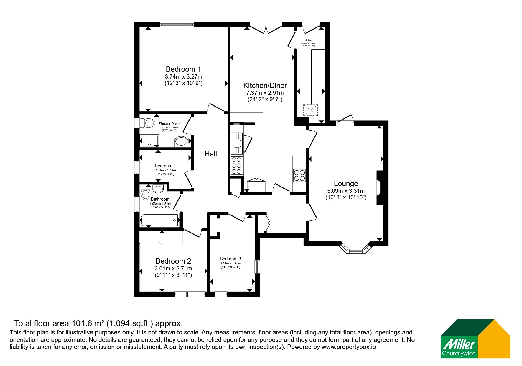 8, Holywell Road, Cornwall floorplan
