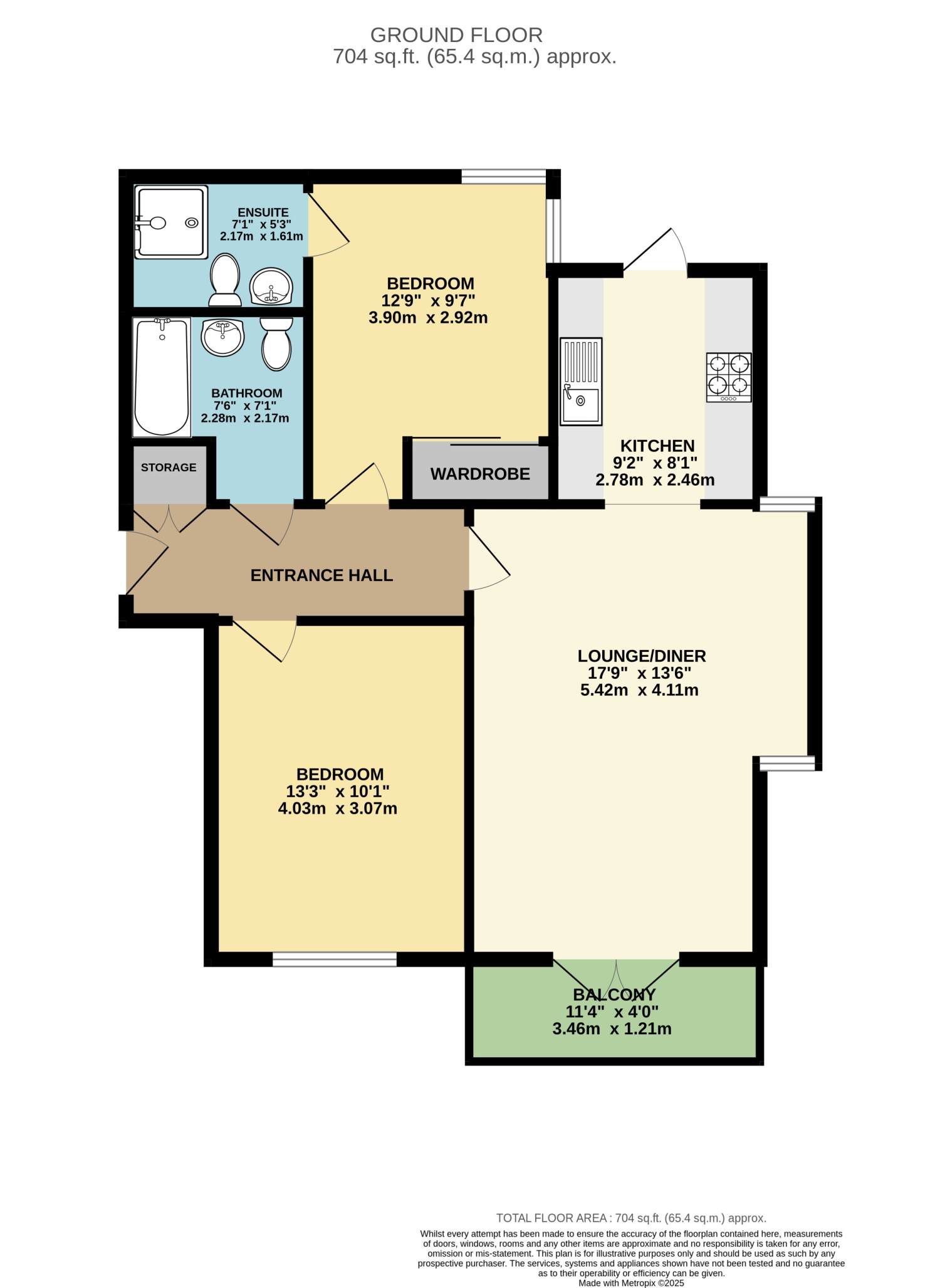 73, Old Brewery Walk, Brackley floorplan