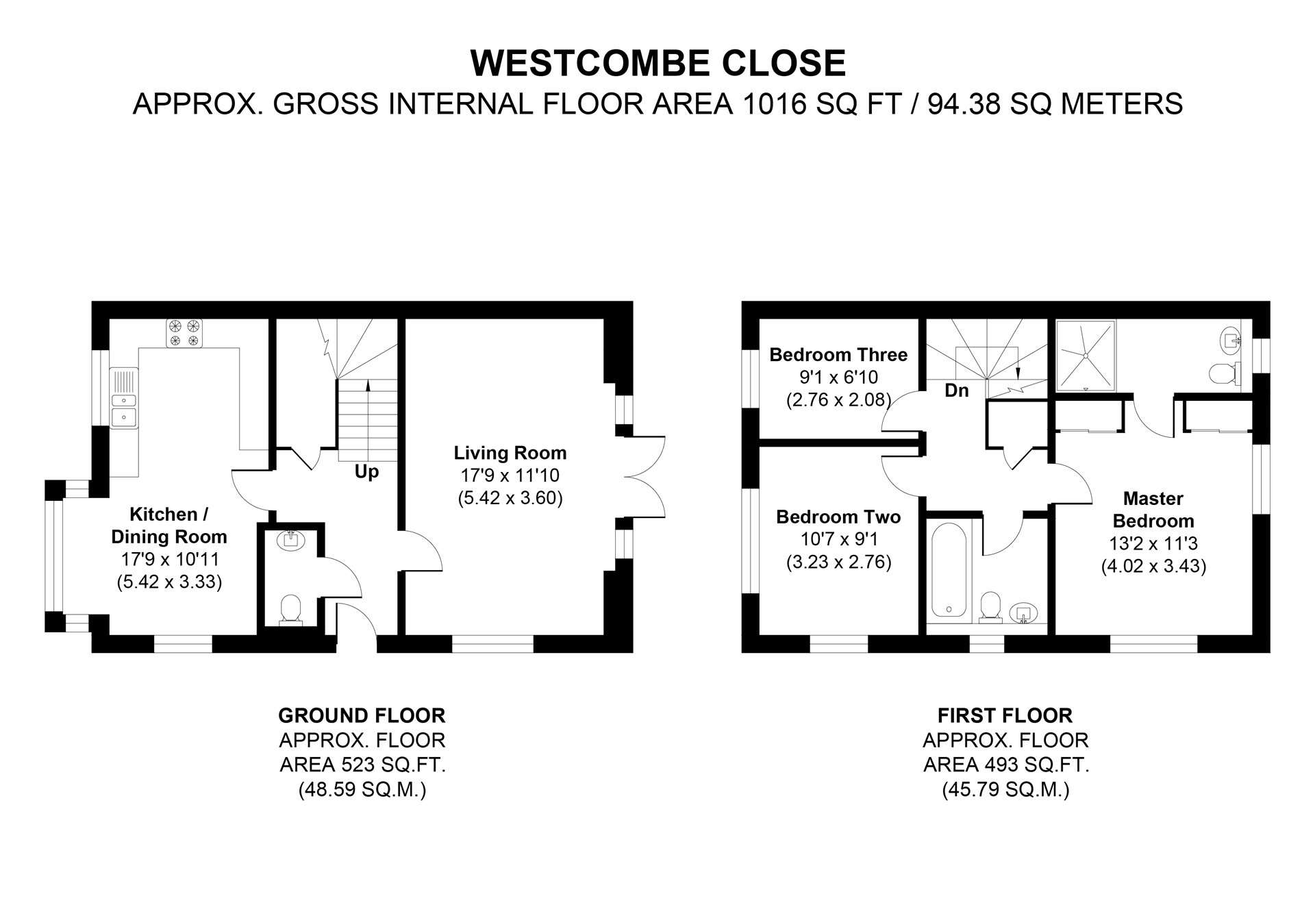 28, Westcombe Close, Bracknell floorplan