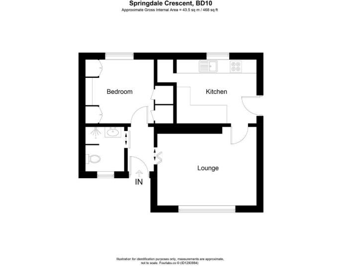 19, Springdale Crescent, Bradford floorplan