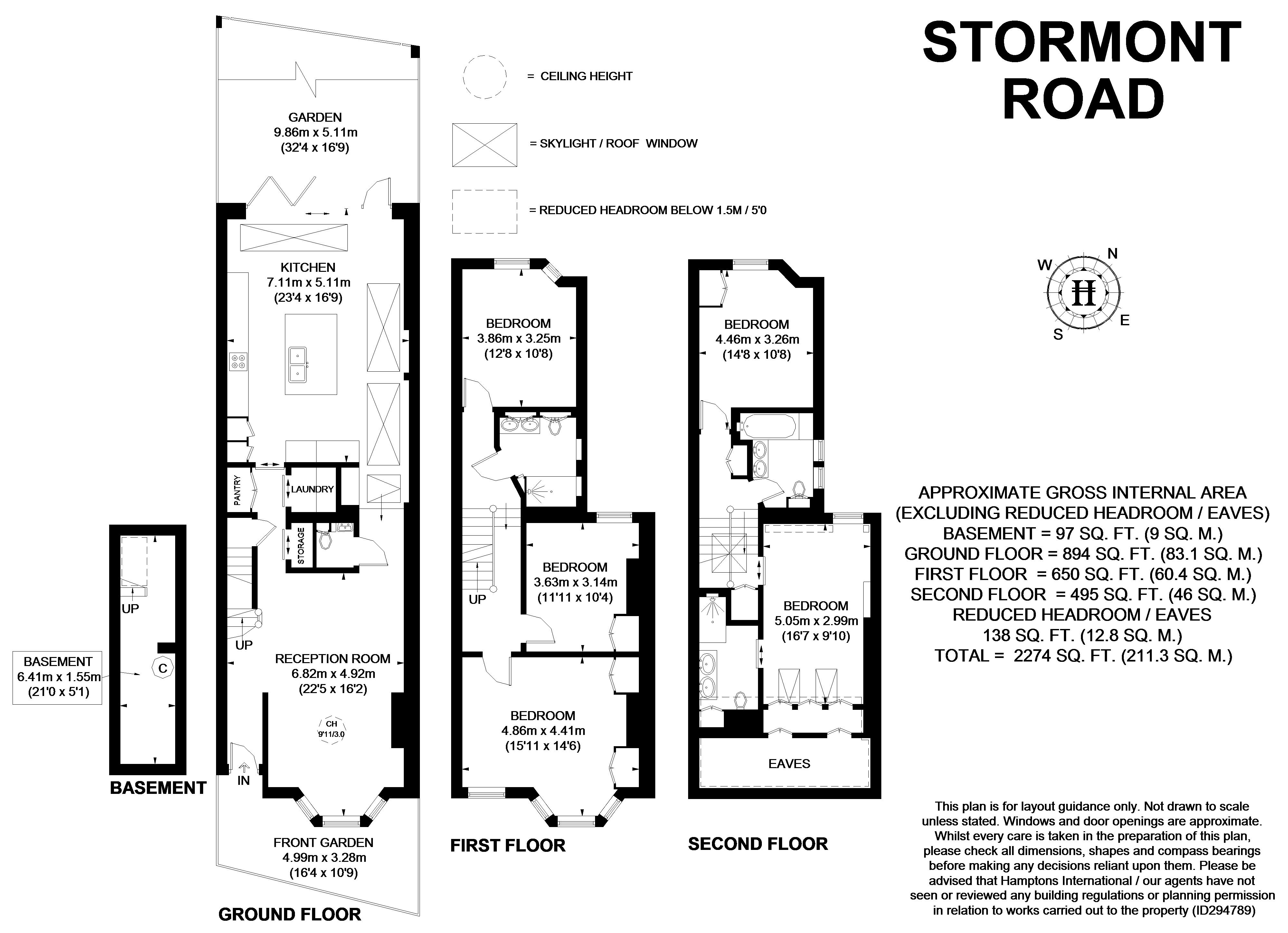 5 Bedrooms Terraced house to rent in Stormont Road, London SW11