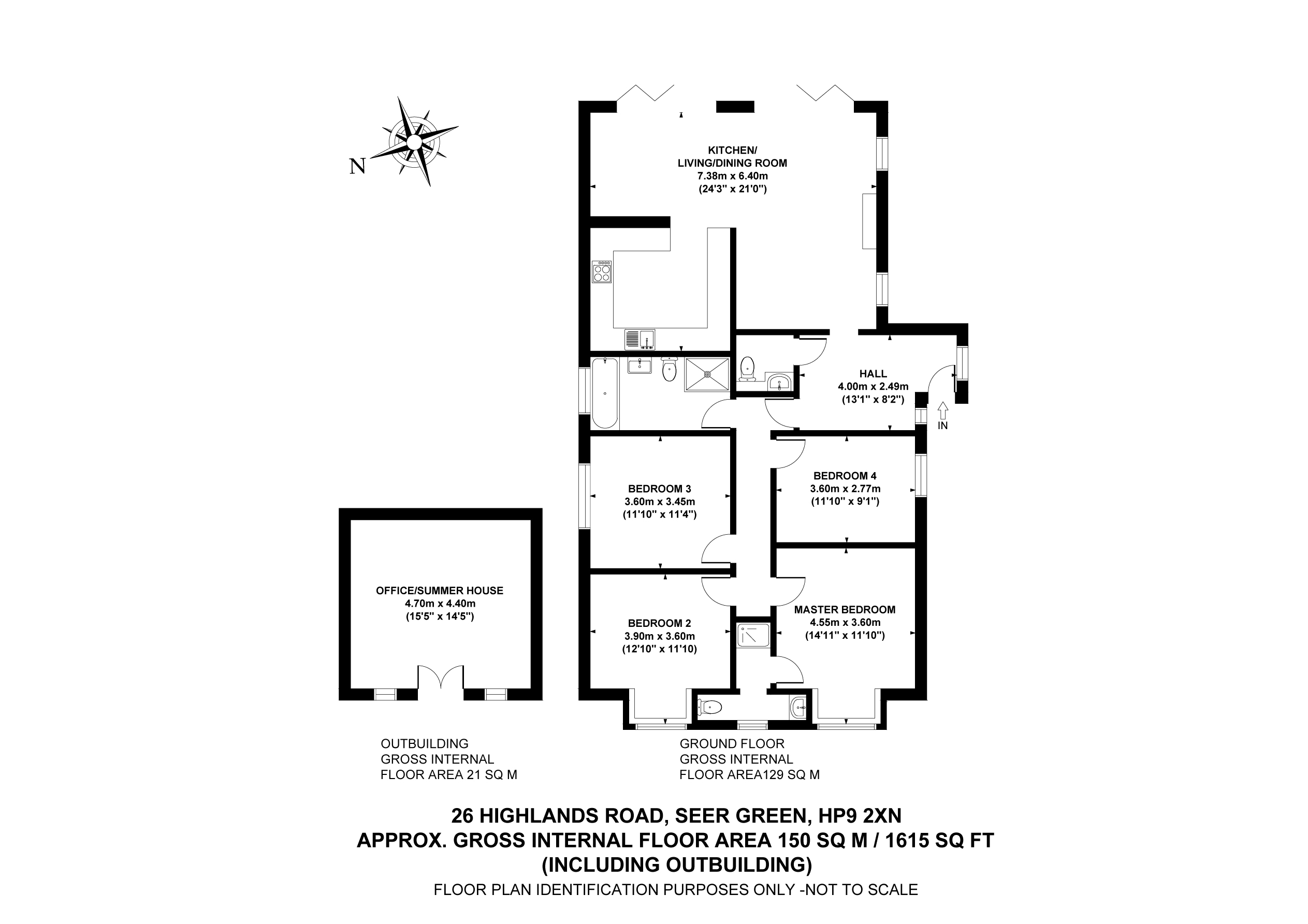 26, Highlands Road, Beaconsfield floorplan