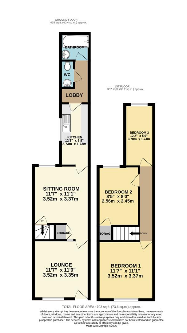 4, Moores Road, Leicester floorplan