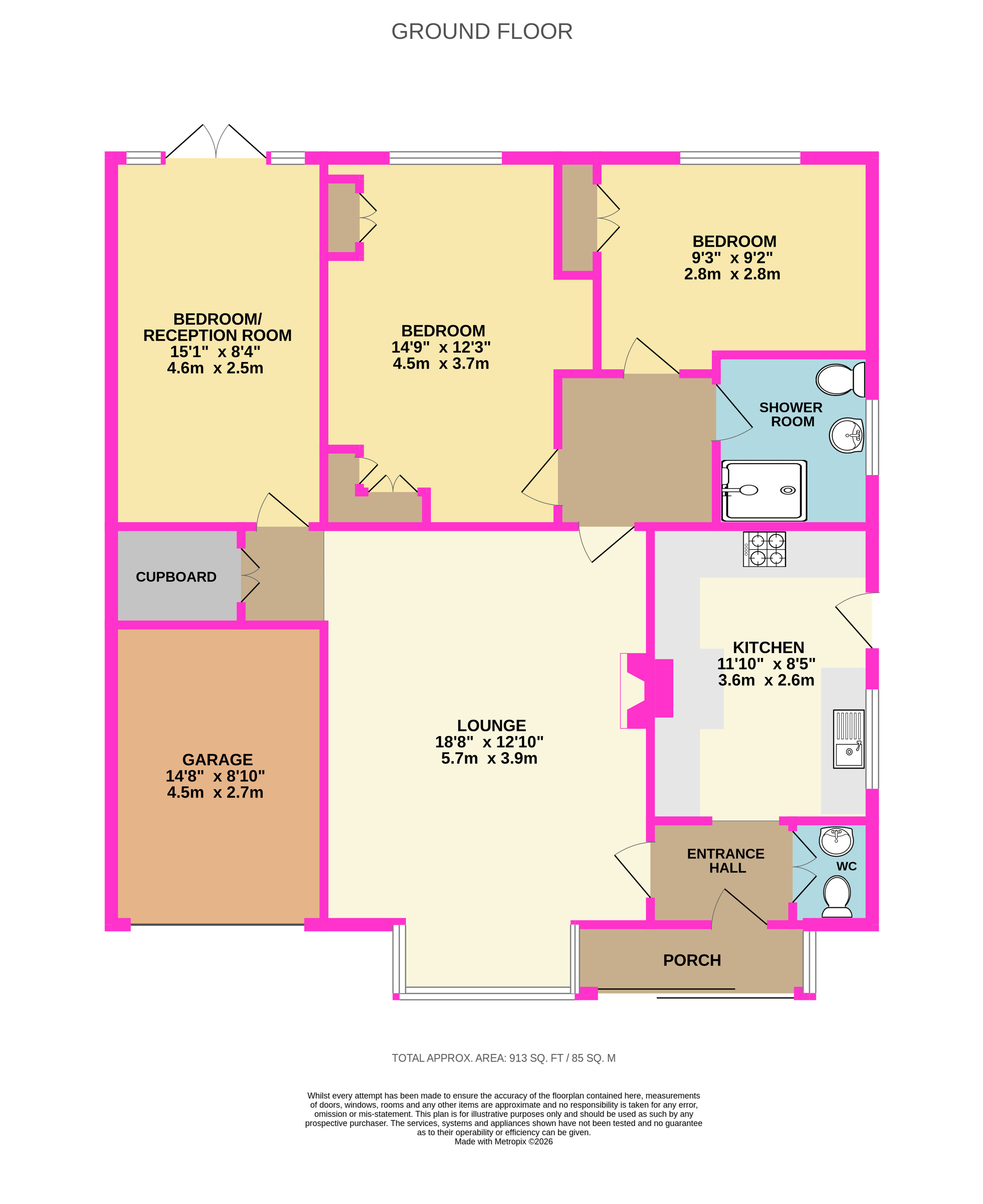 88, Yeovil Road, Sandhurst floorplan
