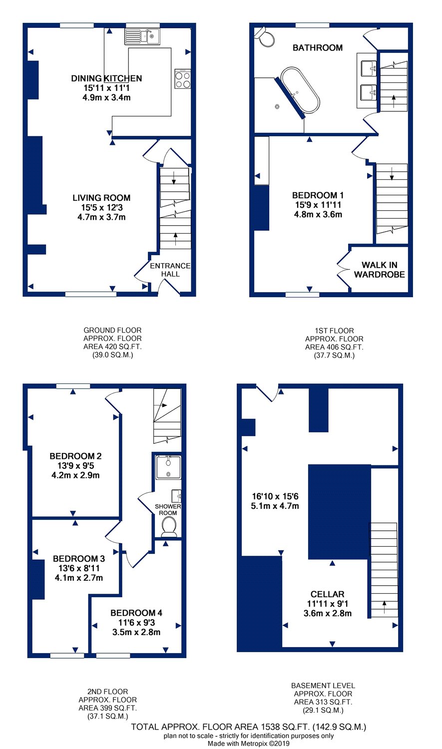 4 Bedrooms Terraced house for sale in Carr Road, Calverley, Pudsey, West Yorkshire LS28