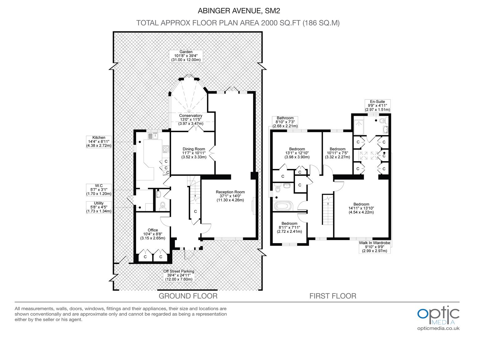 20, Abinger Avenue, Cheam floorplan