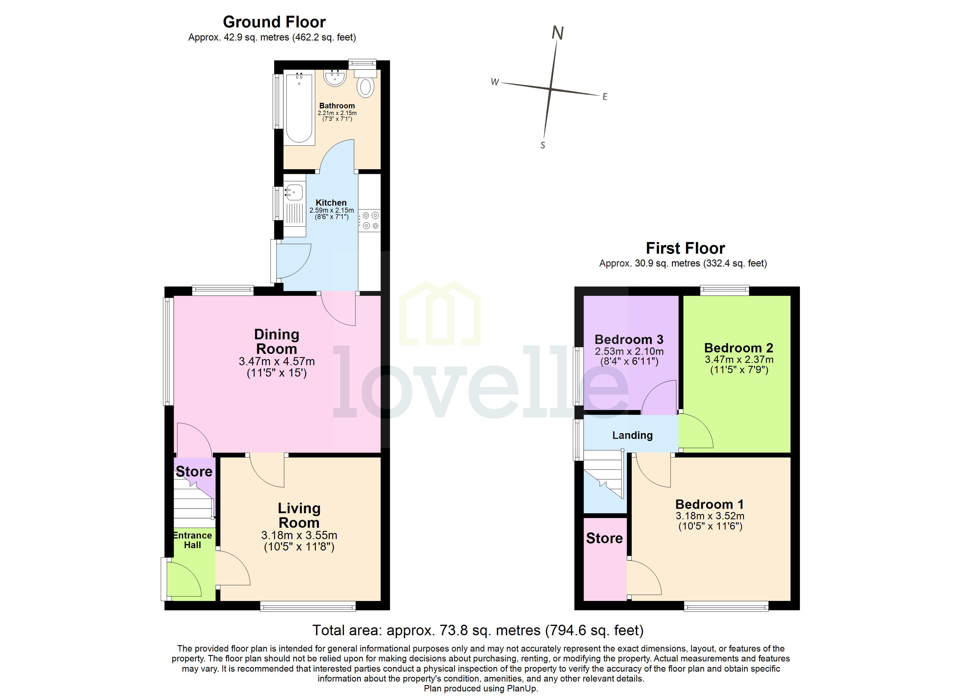 73, North Sea Lane, Cleethorpes floorplan