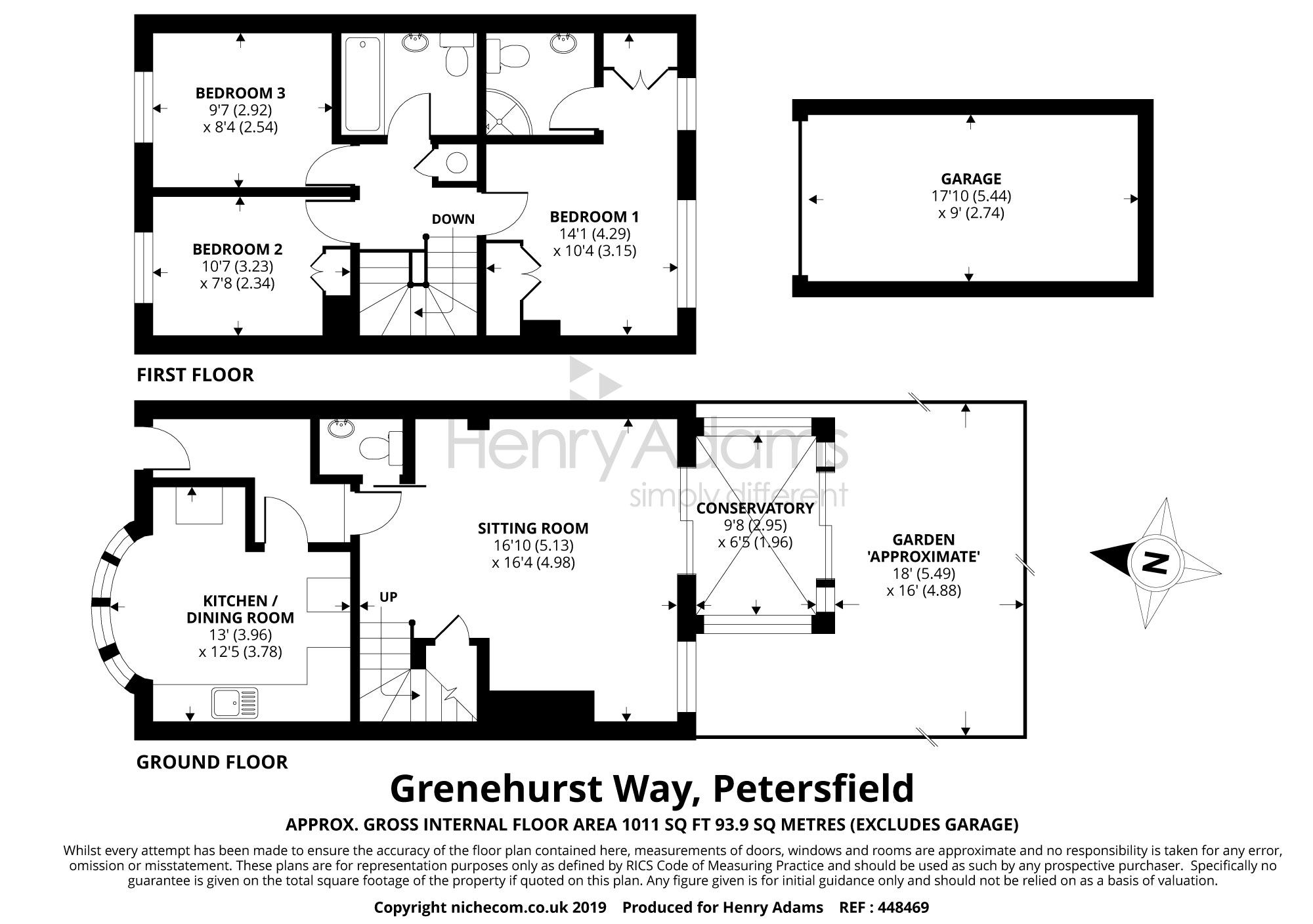 3 Bedrooms Semi-detached house for sale in Grenehurst Way, Petersfield GU31