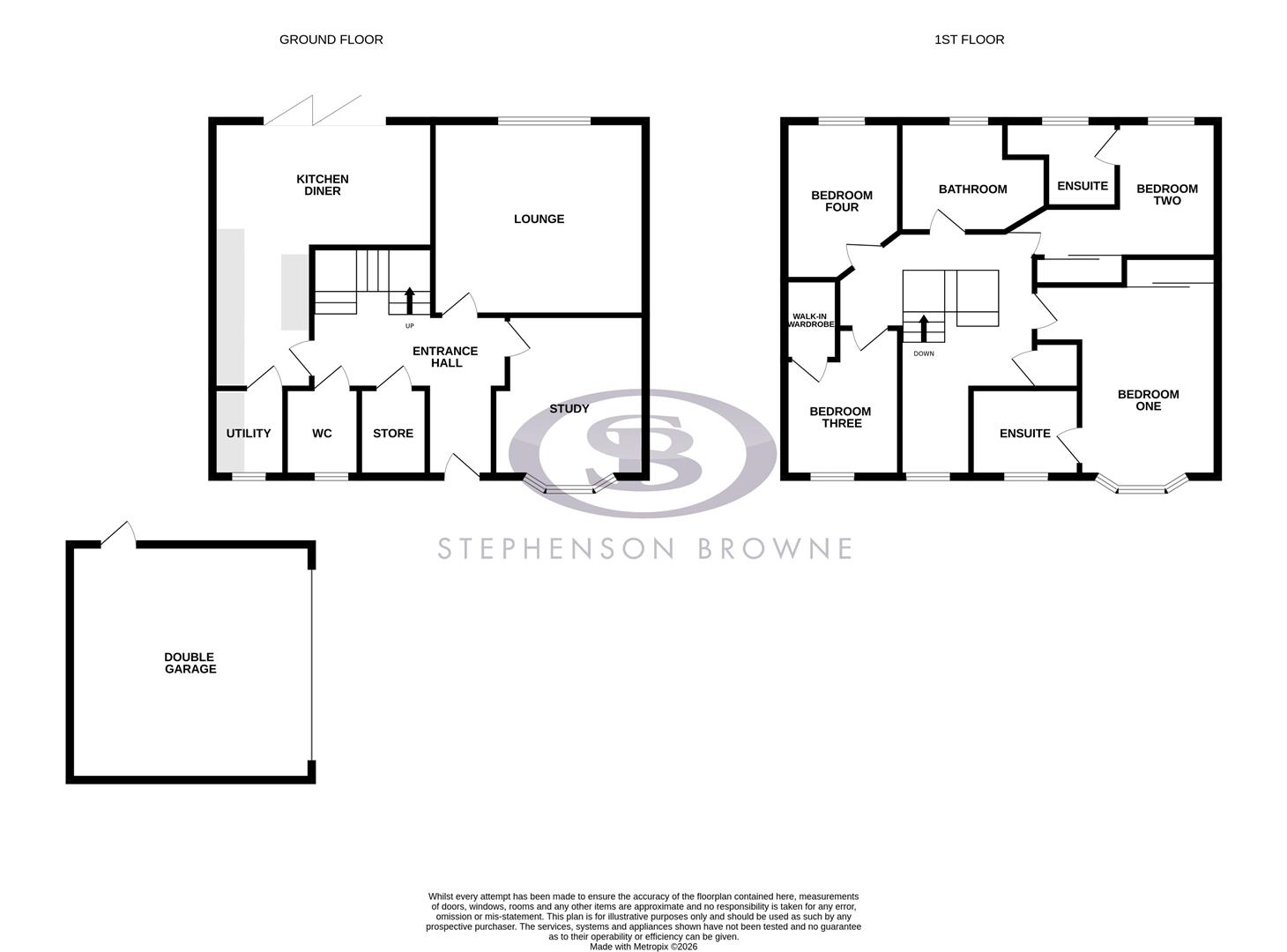 53, Rose Way, Sandbach floorplan