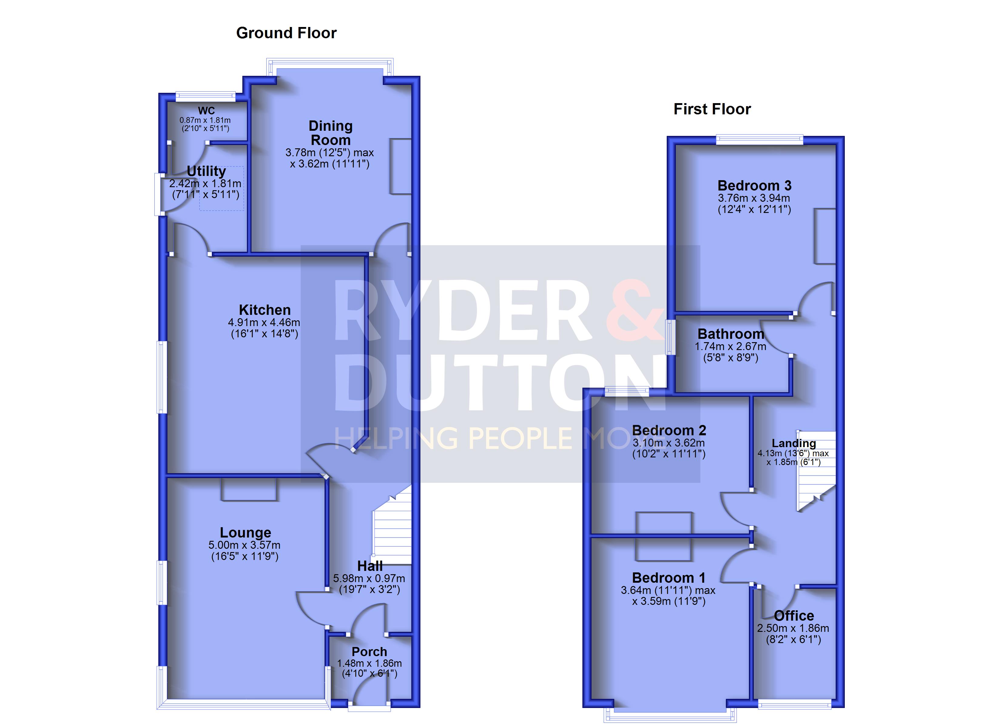 56, Hill Lane, Manchester floorplan