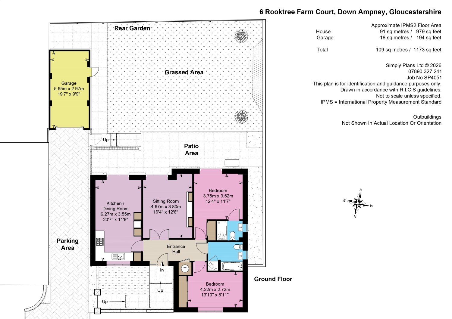 6, Rooktree Farm Court Down Ampney, Cirencester floorplan