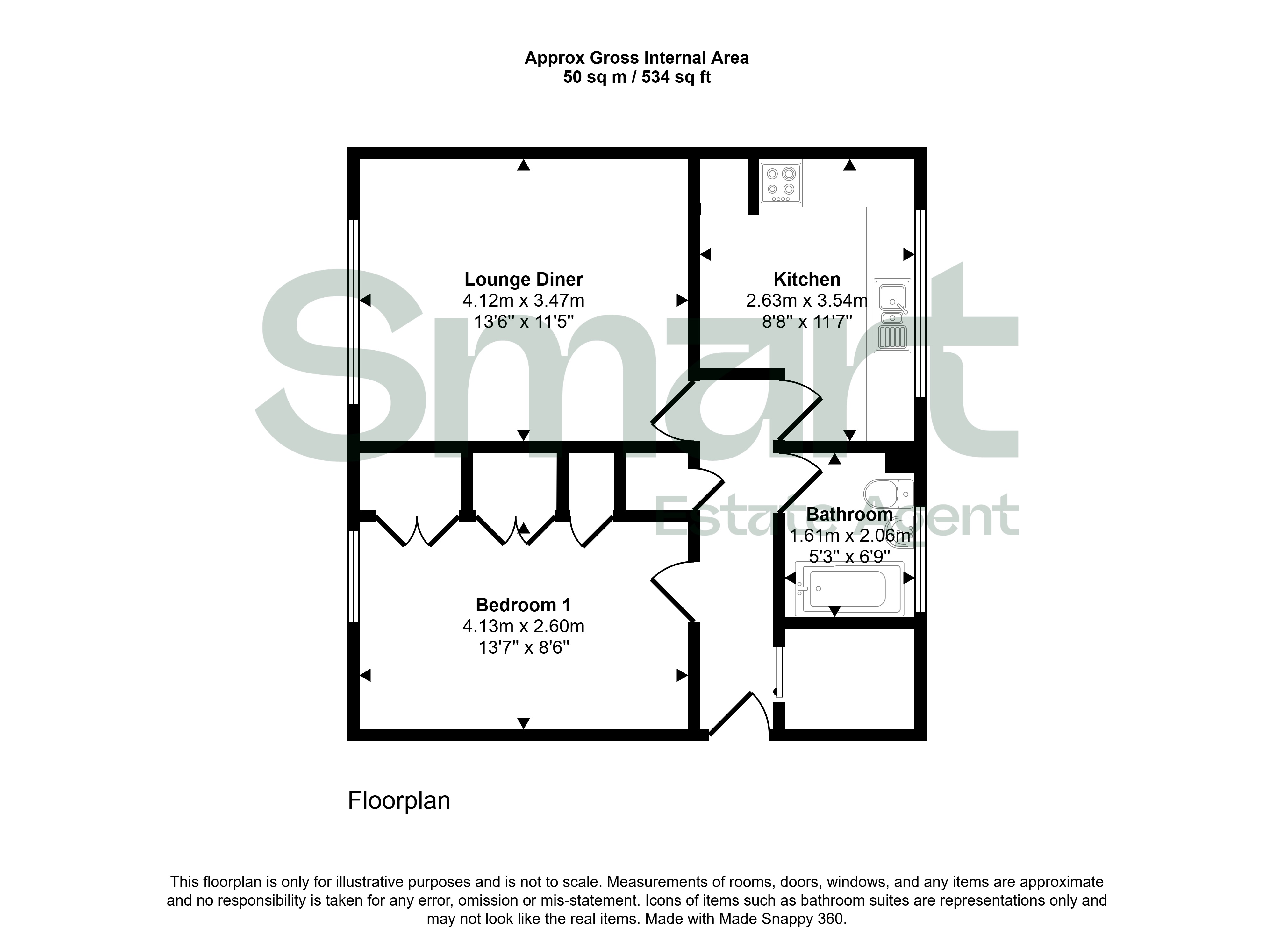 7, Prospect Place, Exeter floorplan