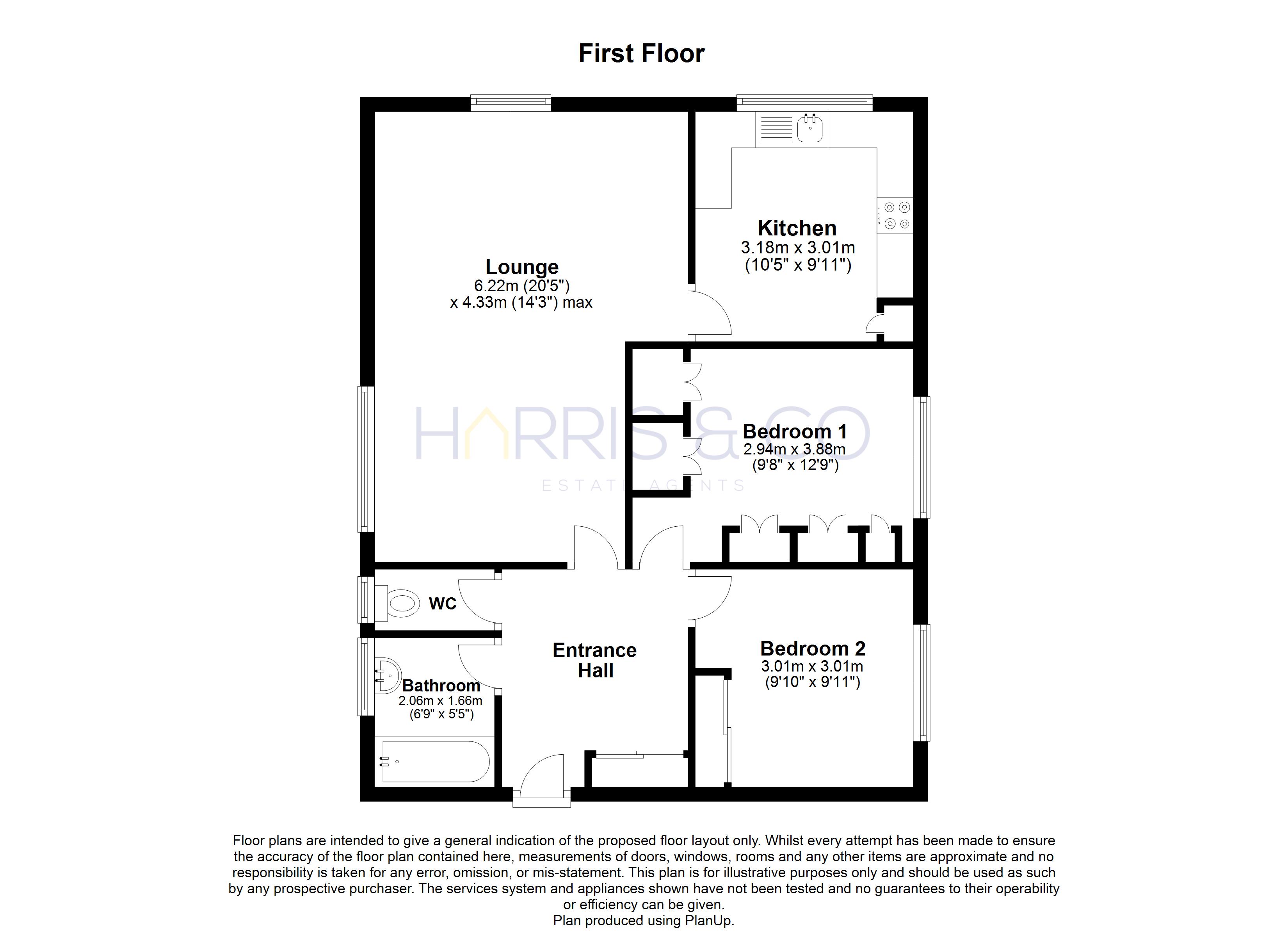 6, Salisbury Court, Poulton-le-Fylde floorplan