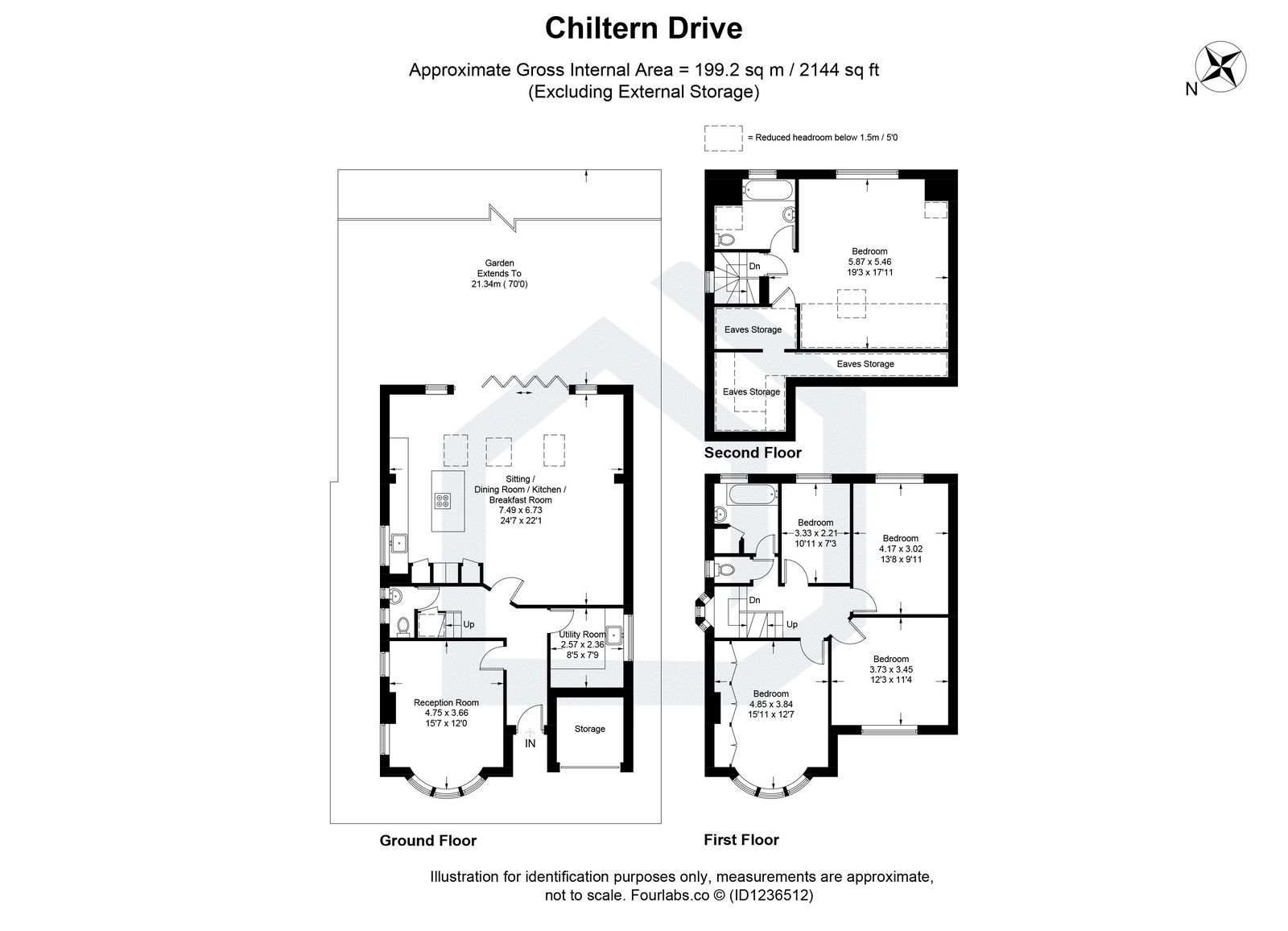 58, Chiltern Drive, Surbiton floorplan