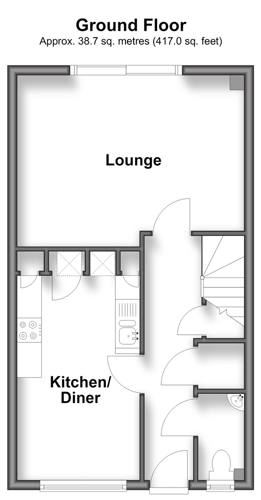 Eccles Close, Aylesford floorplan