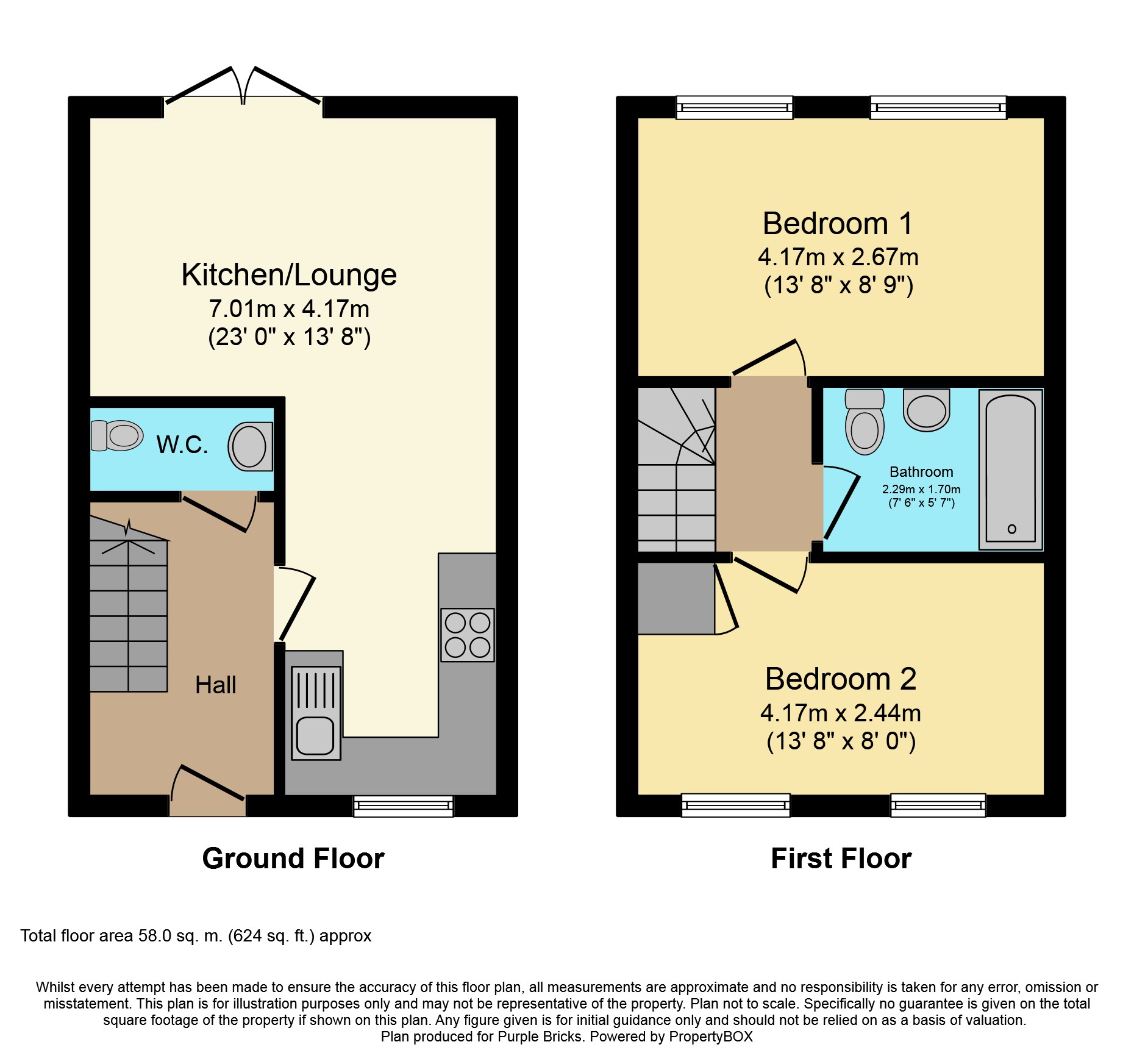 Stoborough Crescent, Pontefract WF7, 2 bedroom semidetached house for