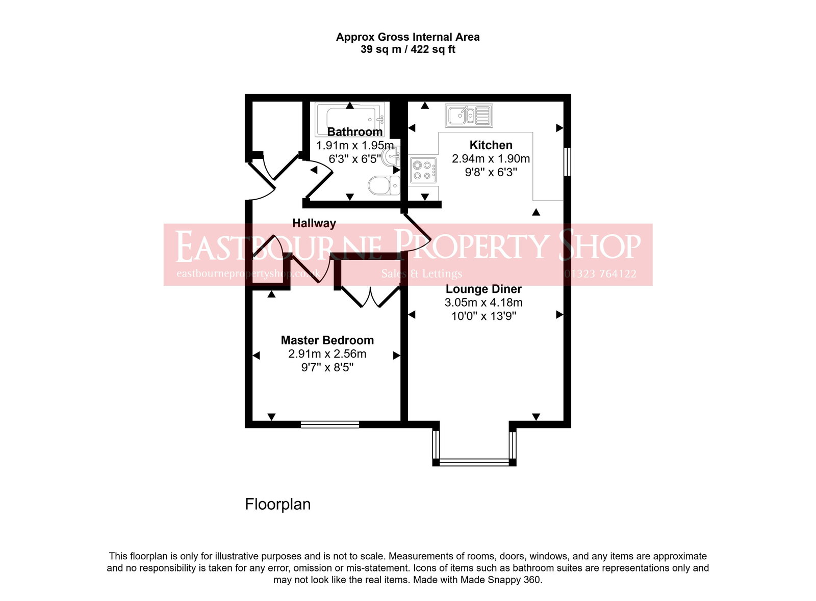 81a, Snowdon Close, Eastbourne floorplan