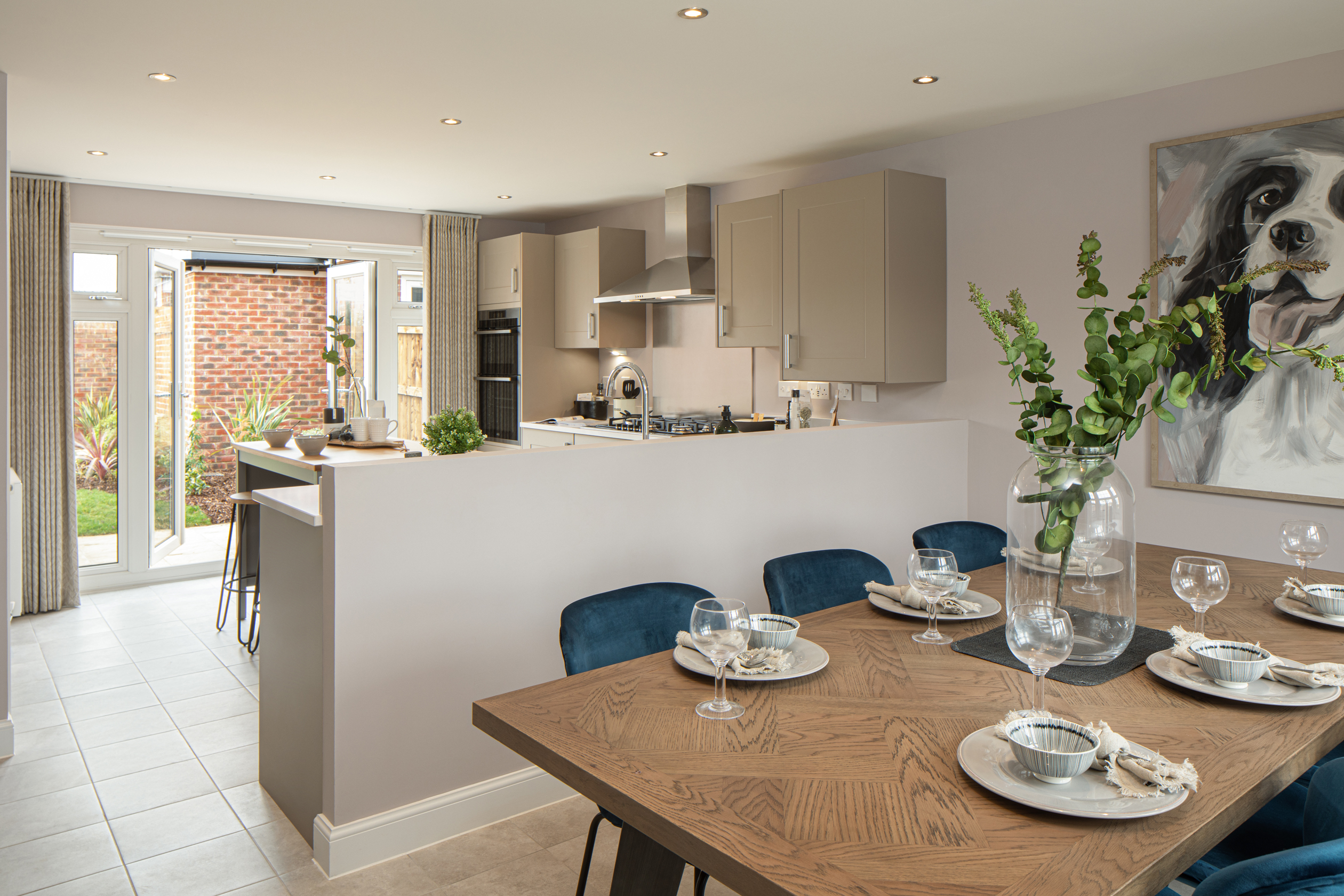 Avondale 4 Bedroom Show Home At River Meadow In Stanford In The Vale Kitchen