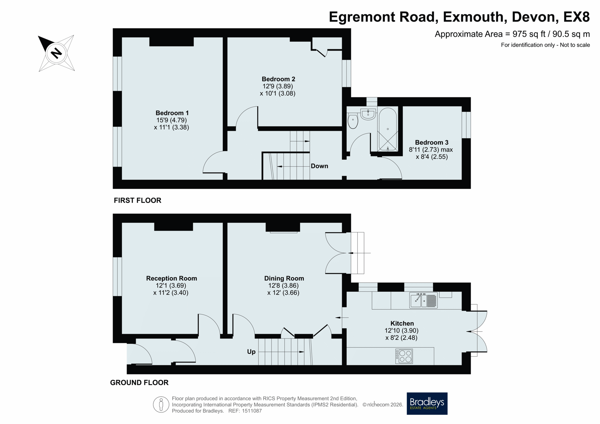 58, Egremont Road, Devon floorplan