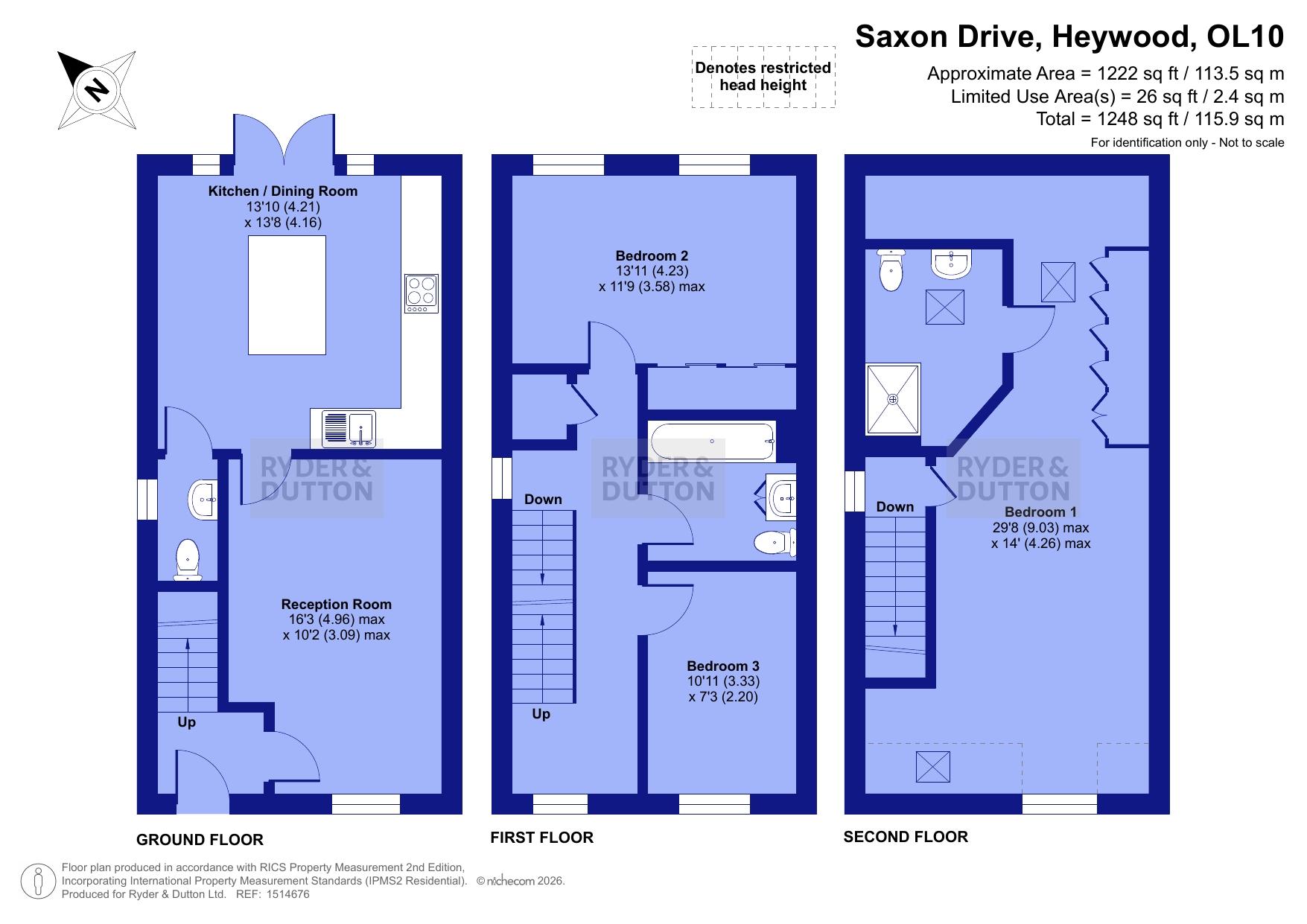 9, Saxon Drive, Greater Manchester floorplan