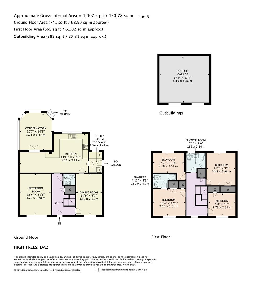 1, High Trees, Dartford floorplan