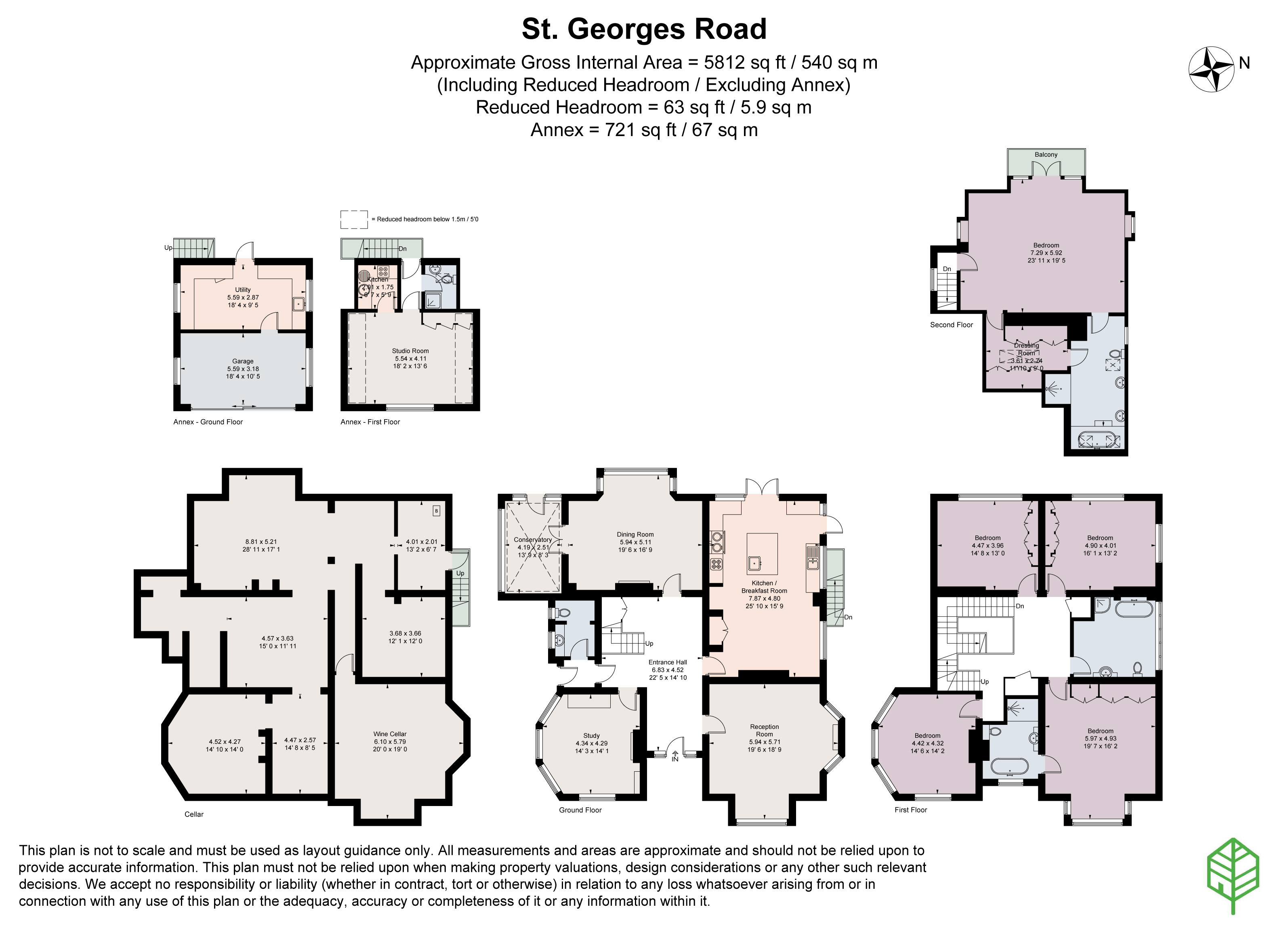 St. Road, Twickenham TW1, 6 bedroom detached house for sale
